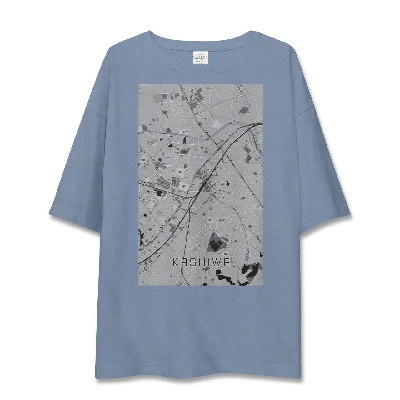【柏(千葉県)】地図柄ビッグシルエットTシャツ