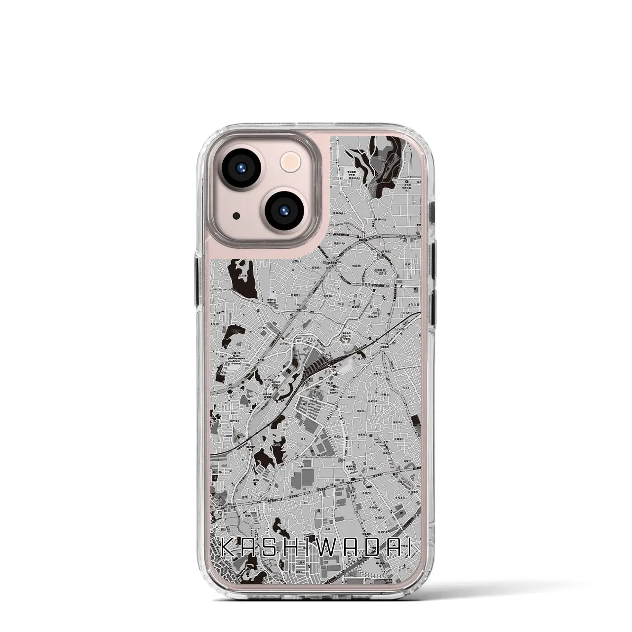 【かしわ台(神奈川県)】地図柄iPhoneケース(MagSafeタイプ)