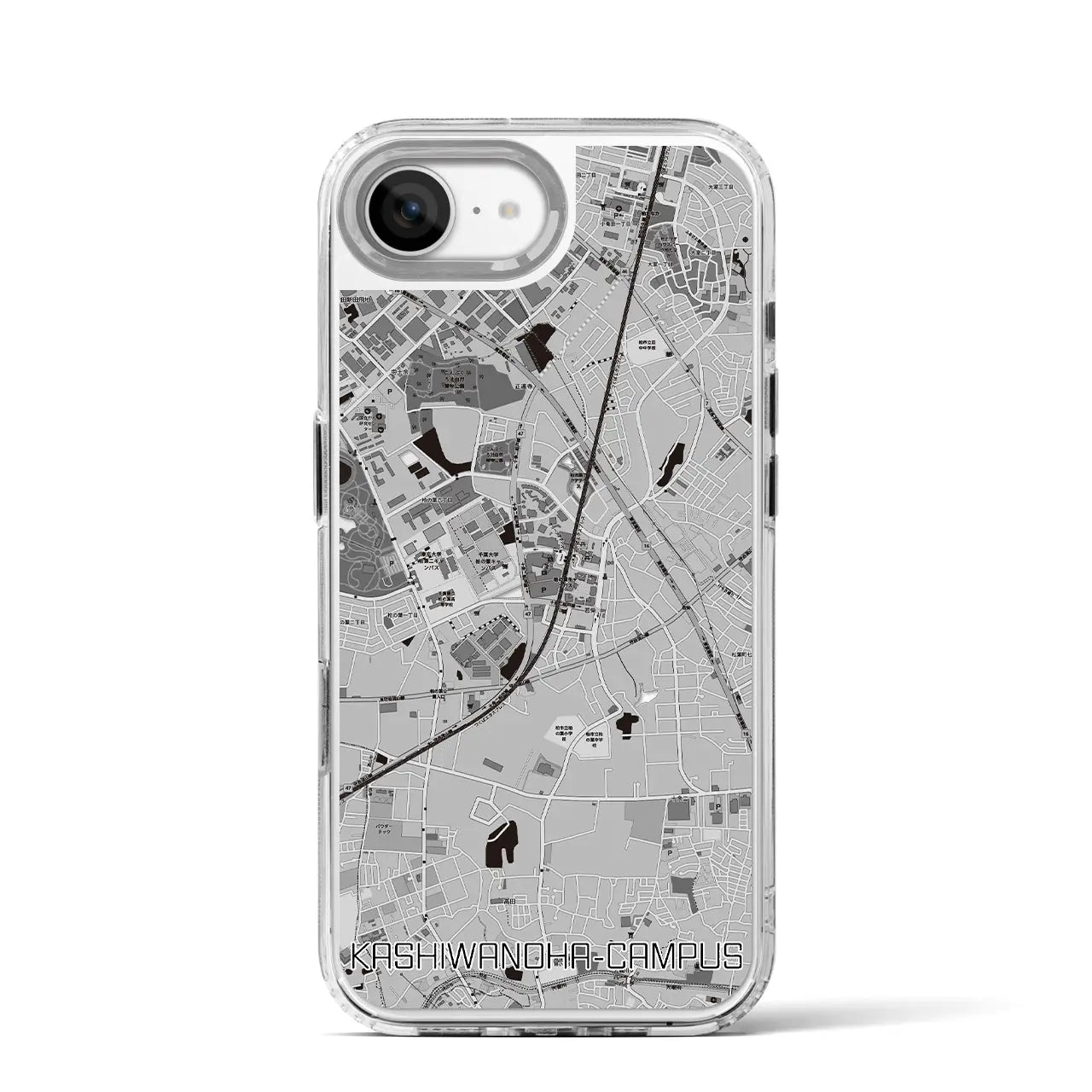 【柏の葉キャンパス(千葉県)】地図柄iPhoneケース(MagSafeタイプ)