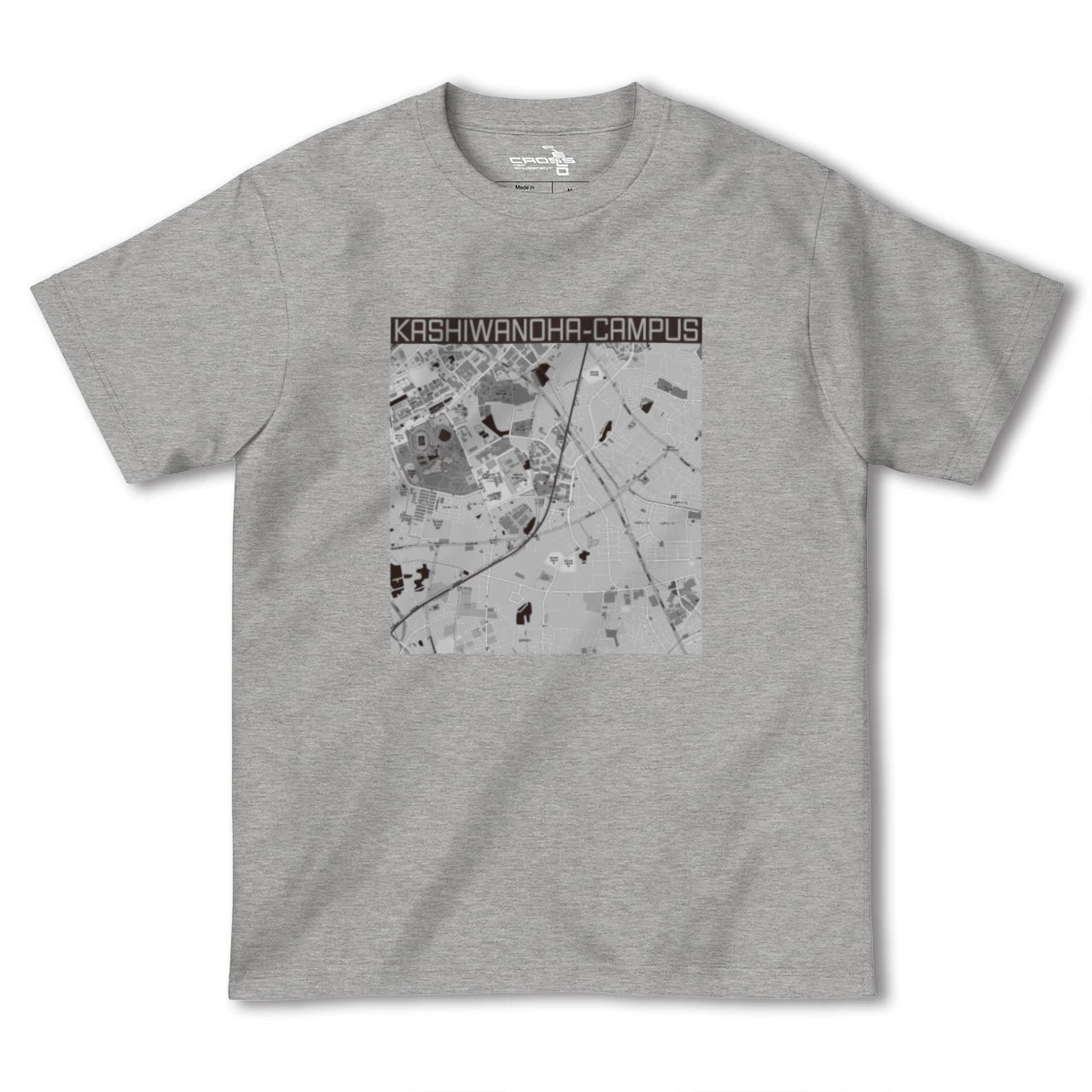 【柏の葉キャンパス(千葉県)】地図柄ヘビーウェイトTシャツ
