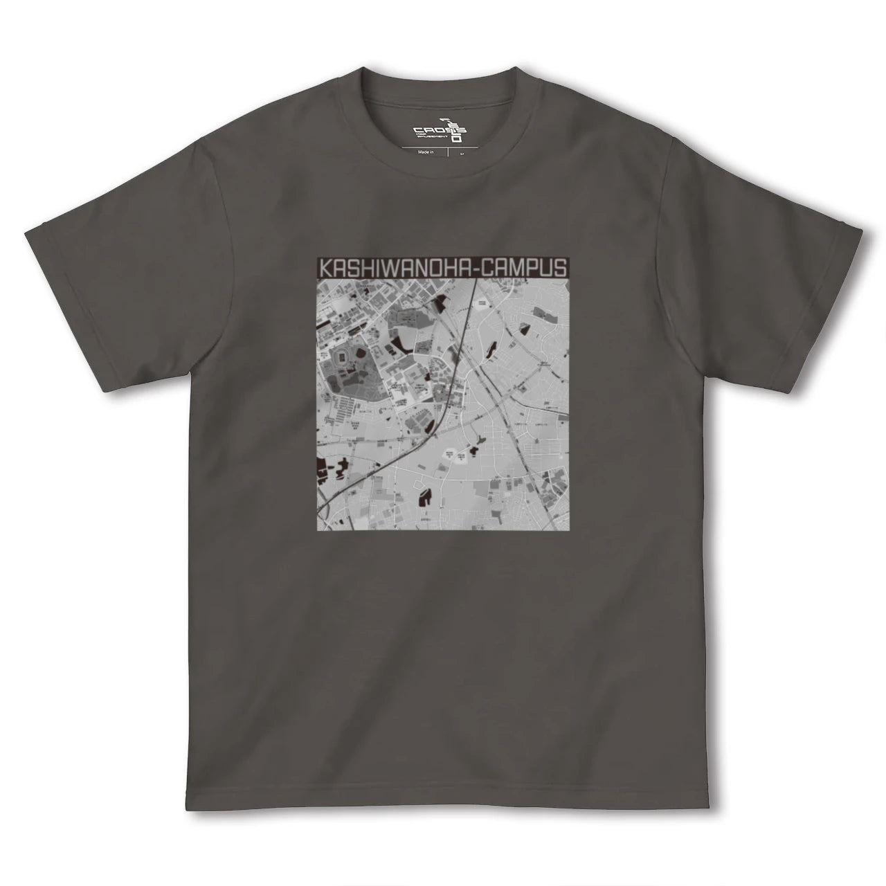 【柏の葉キャンパス(千葉県)】地図柄ヘビーウェイトTシャツ