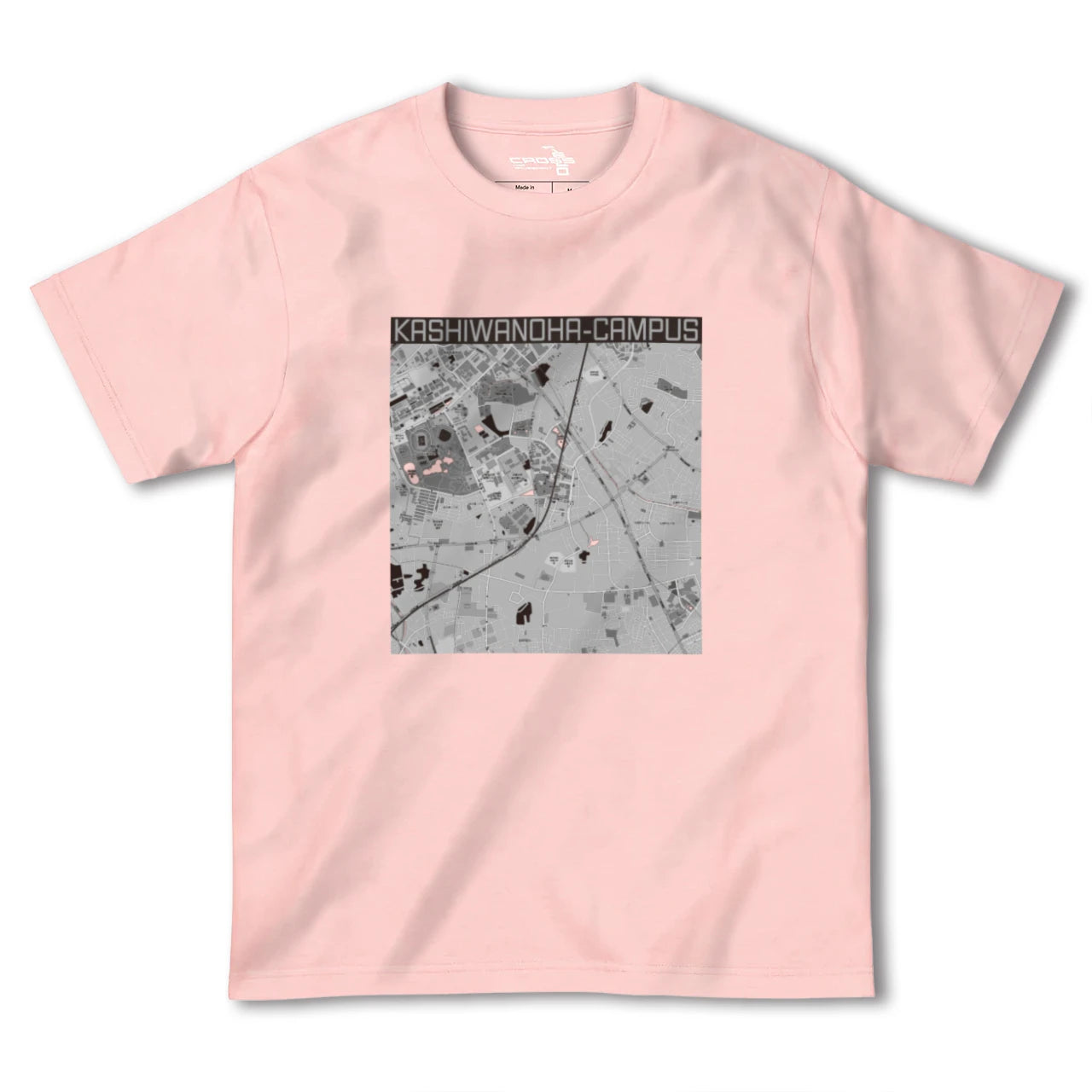 【柏の葉キャンパス(千葉県)】地図柄ヘビーウェイトTシャツ