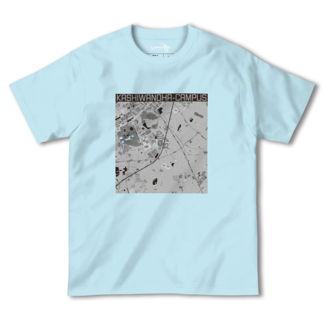【柏の葉キャンパス(千葉県)】地図柄ヘビーウェイトTシャツ
