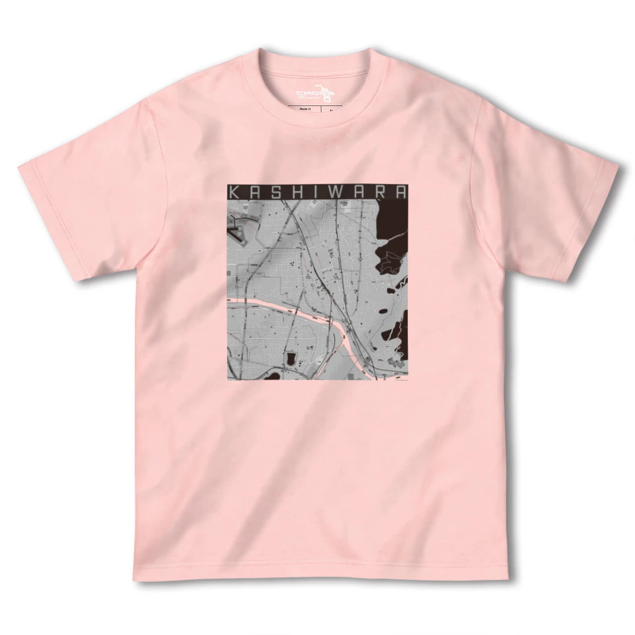 【柏原(大阪府)】地図柄ヘビーウェイトTシャツ