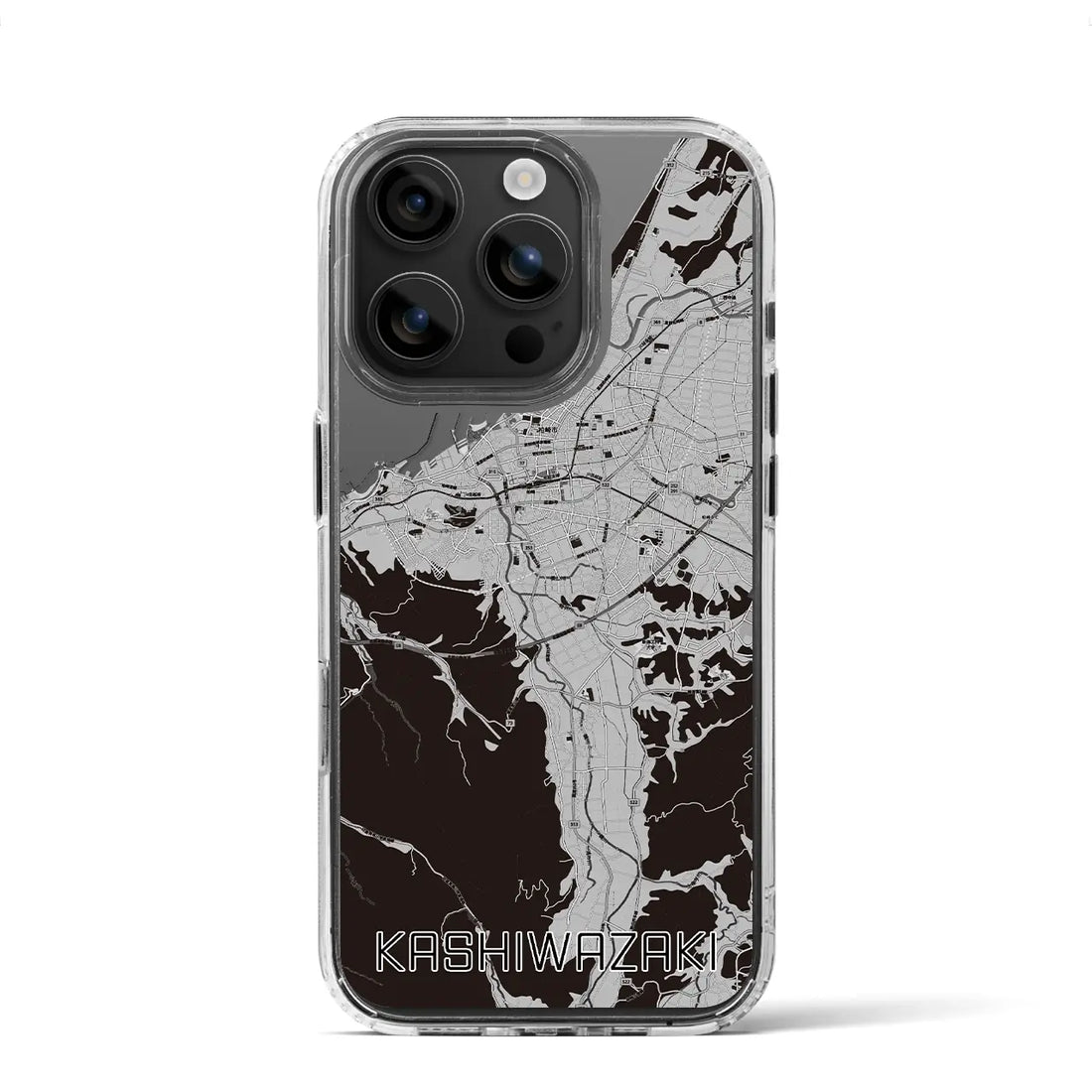 【柏崎(新潟県)】地図柄iPhoneケース(MagSafeタイプ)
