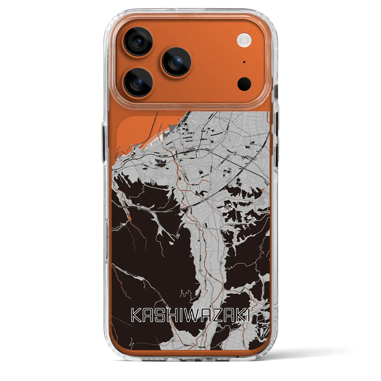 【柏崎(新潟県)】地図柄iPhoneケース(MagSafeタイプ)