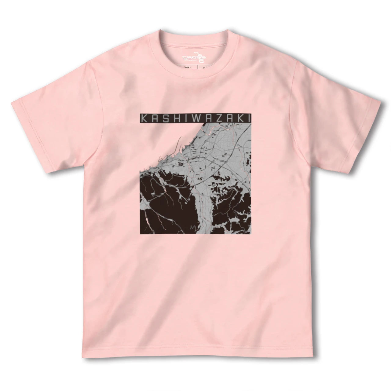 【柏崎(新潟県)】地図柄ヘビーウェイトTシャツ