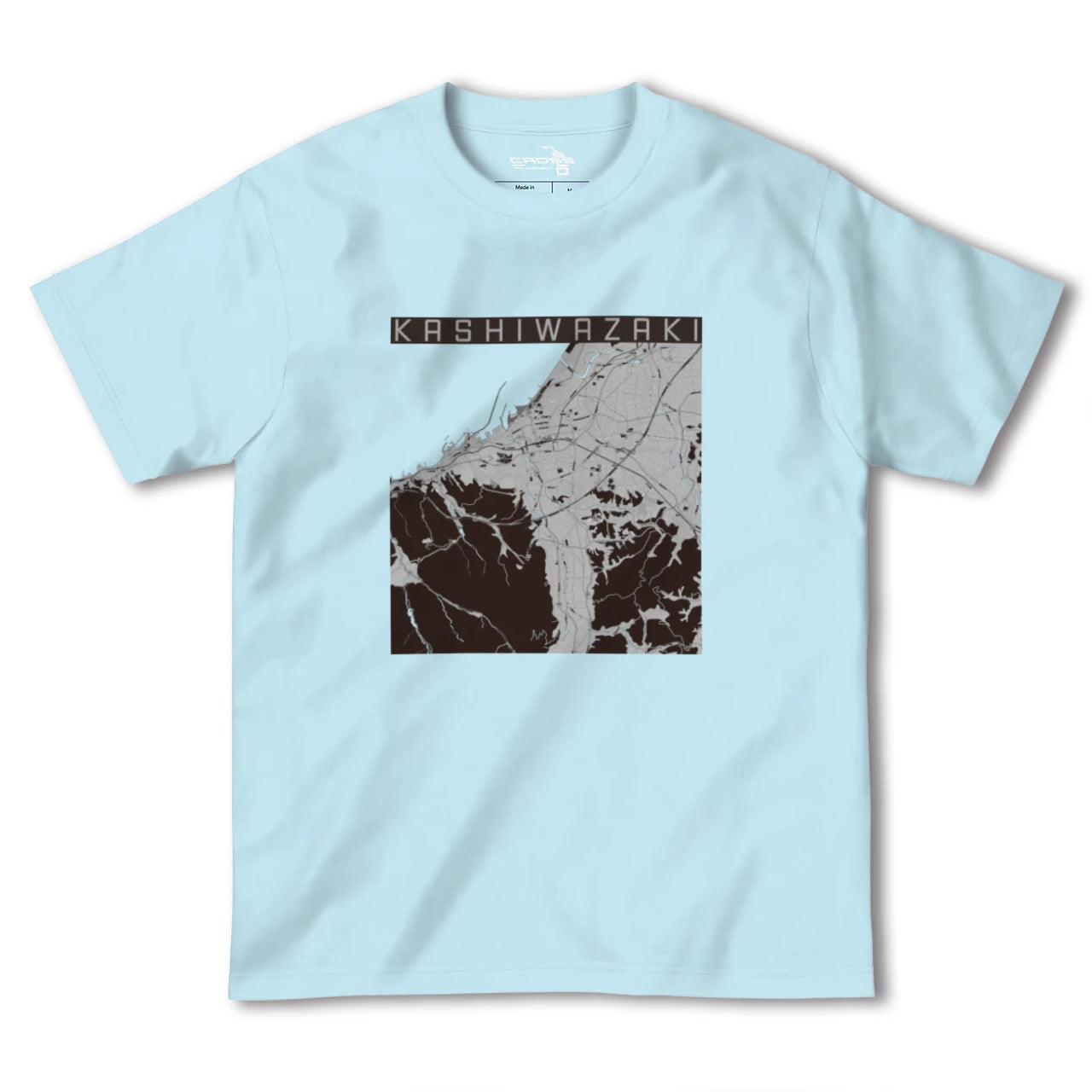 【柏崎(新潟県)】地図柄ヘビーウェイトTシャツ