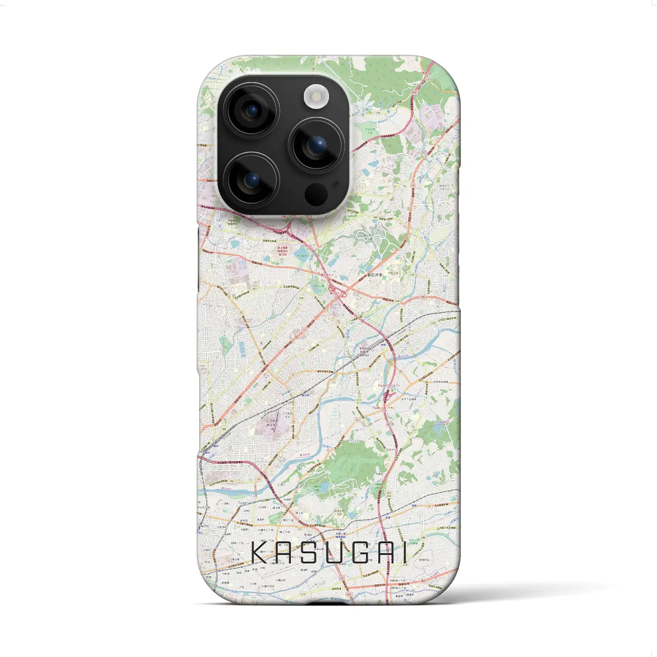 【春日井(愛知県)】地図柄iPhoneケース(バックカバータイプ)