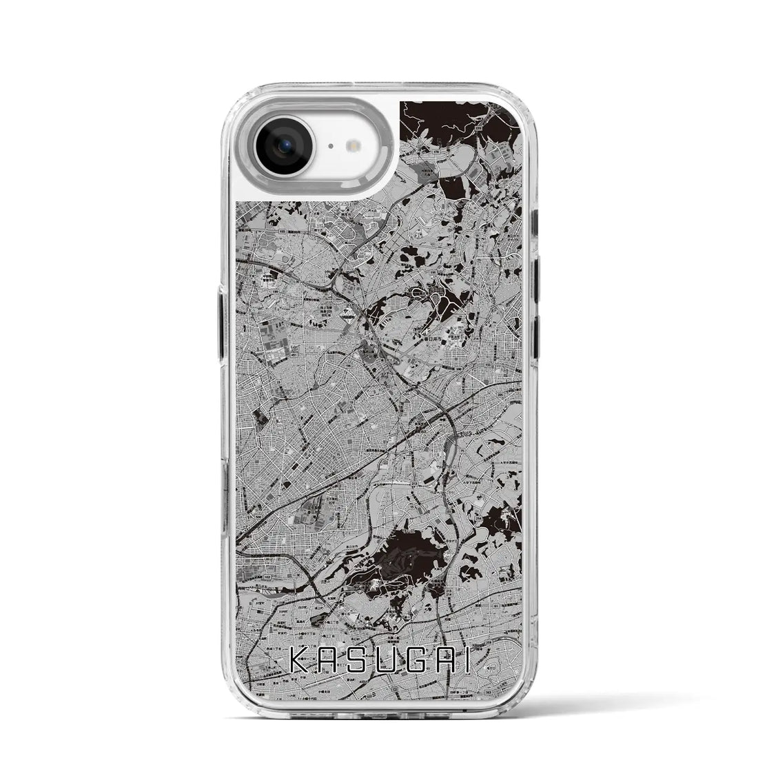 【春日井(愛知県)】地図柄iPhoneケース(MagSafeタイプ)