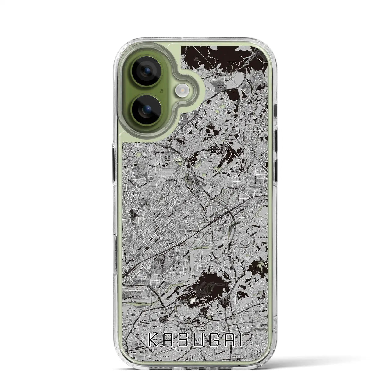 【春日井(愛知県)】地図柄iPhoneケース(MagSafeタイプ)