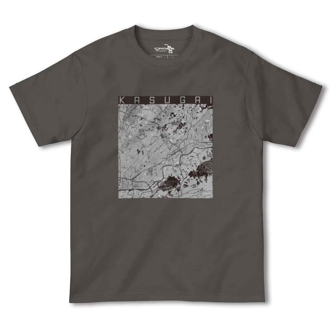 【春日井(愛知県)】地図柄ヘビーウェイトTシャツ