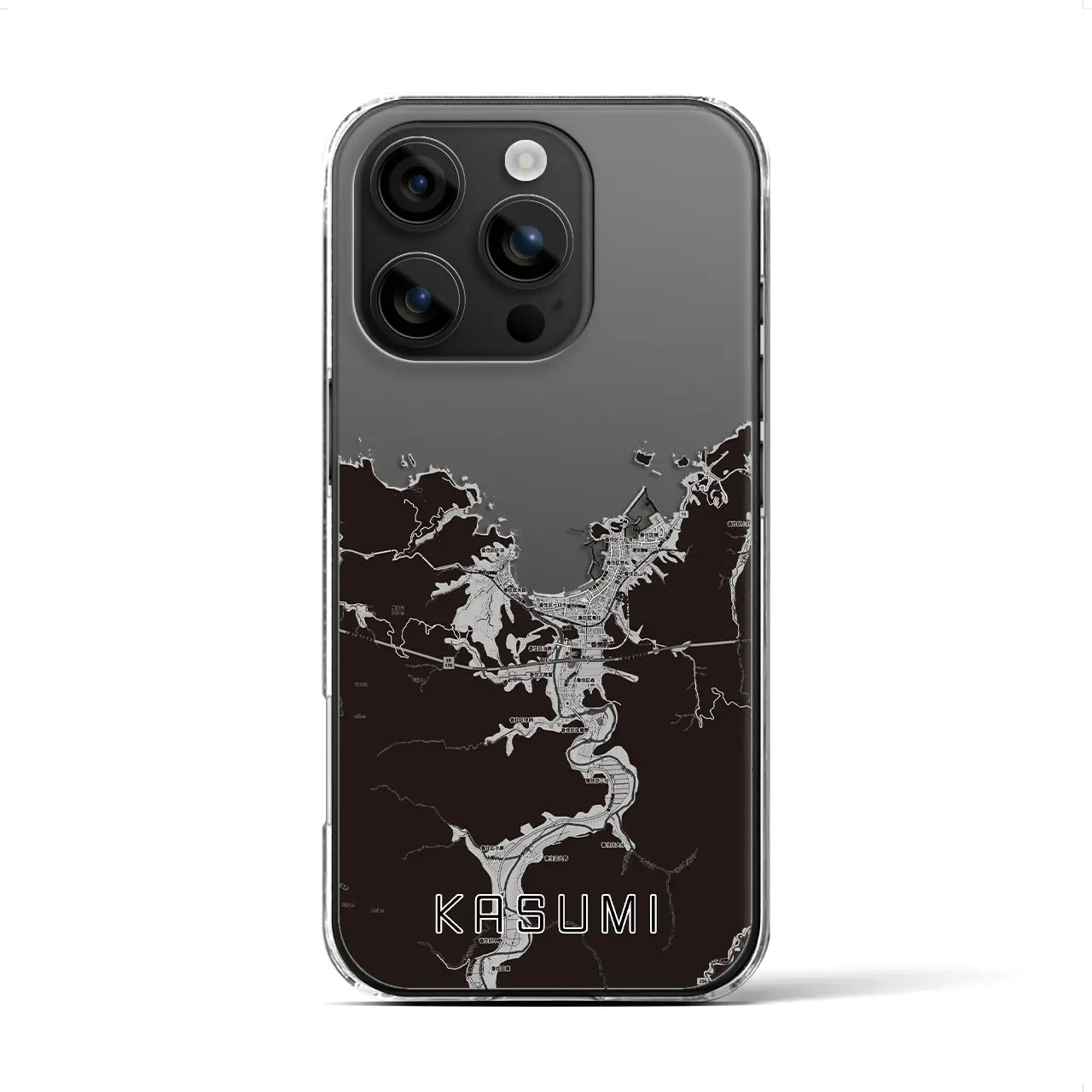 【香住(兵庫県)】地図柄iPhoneケース(クリアタイプ)