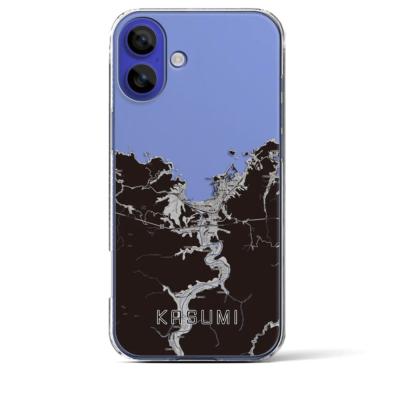 【香住(兵庫県)】地図柄iPhoneケース(クリアタイプ)