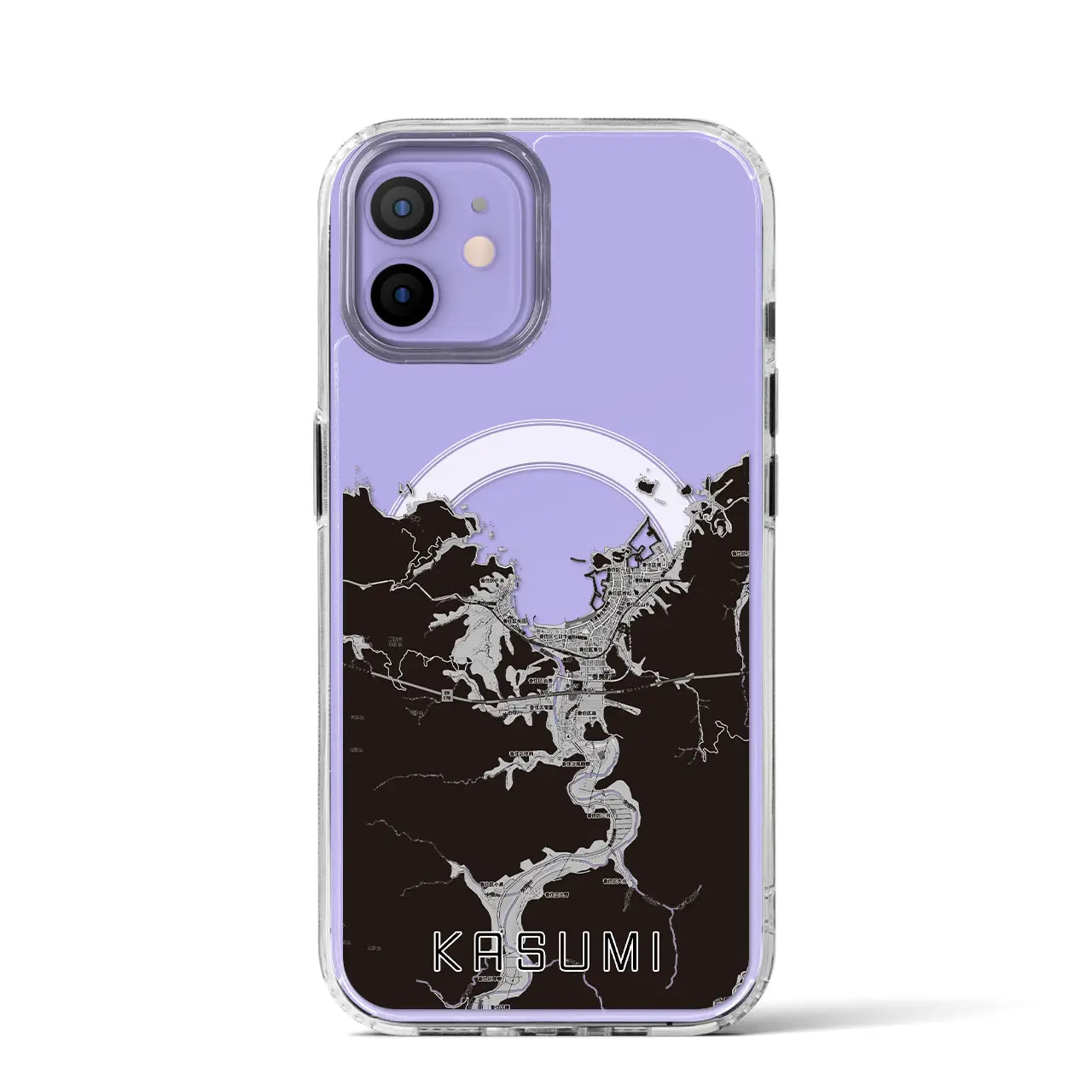 【香住(兵庫県)】地図柄iPhoneケース(MagSafeタイプ)