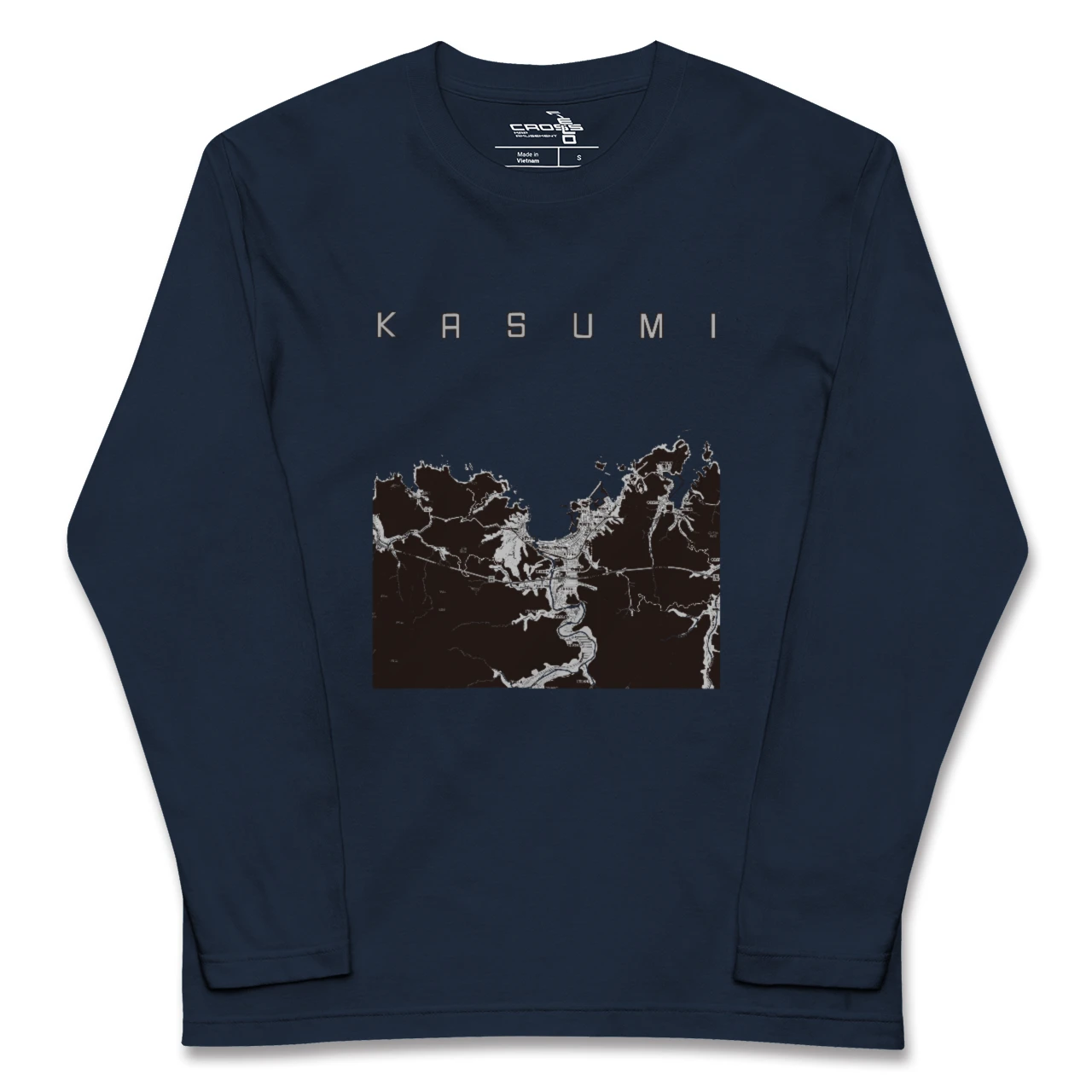 【香住(兵庫県)】地図柄ロングスリーブTシャツ