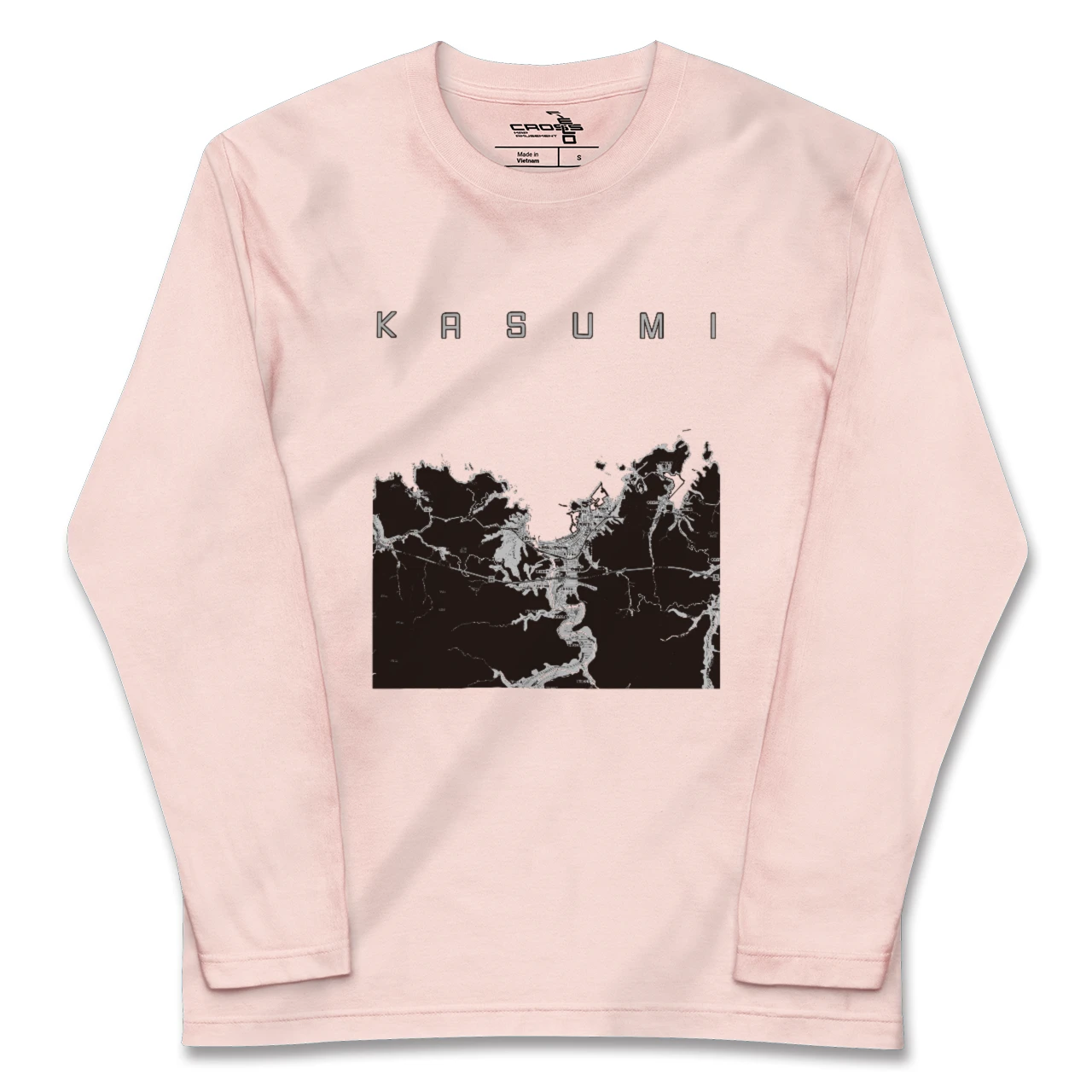 【香住(兵庫県)】地図柄ロングスリーブTシャツ