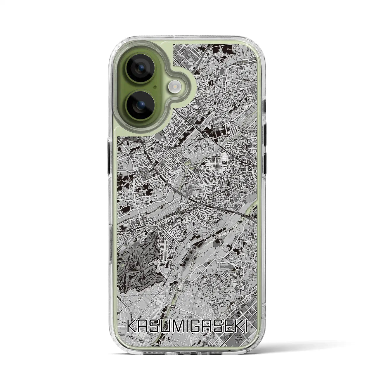 【霞ヶ関(埼玉県)】地図柄iPhoneケース(MagSafeタイプ)