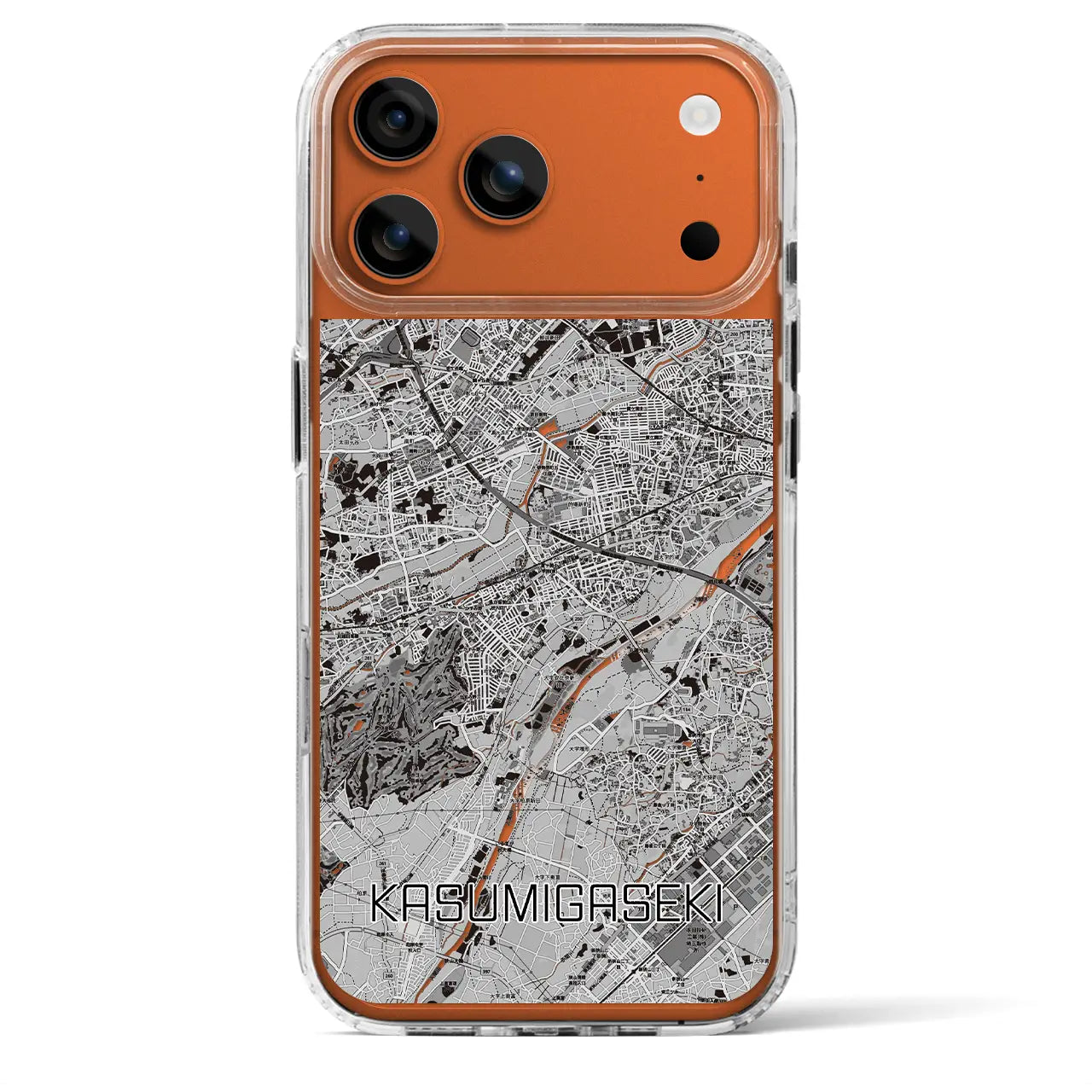【霞ヶ関(埼玉県)】地図柄iPhoneケース(MagSafeタイプ)