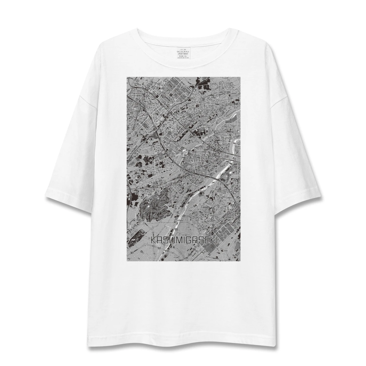 【霞ヶ関(埼玉県)】地図柄ビッグシルエットTシャツ