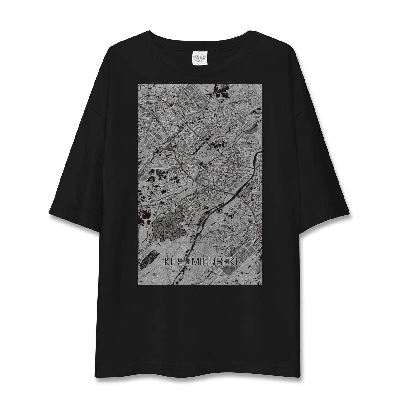 【霞ヶ関(埼玉県)】地図柄ビッグシルエットTシャツ