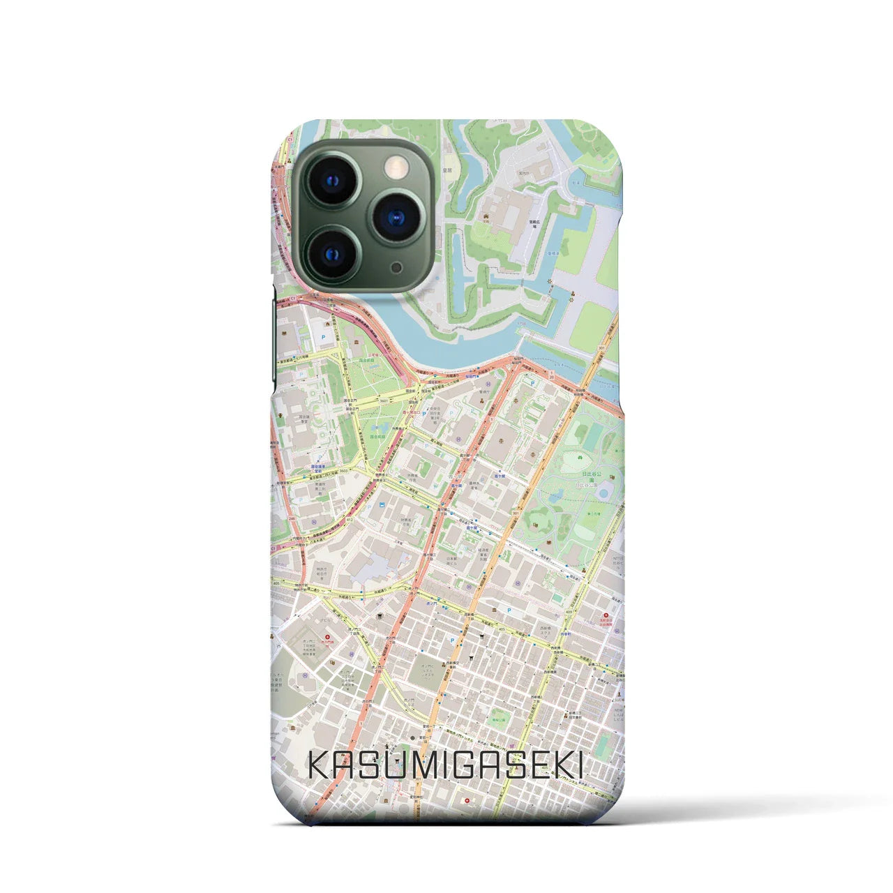 【霞ケ関(東京都)】地図柄iPhoneケース(バックカバータイプ)