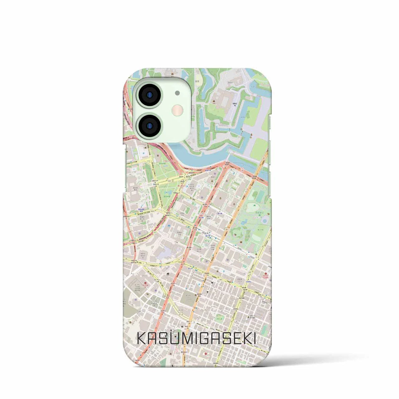 【霞ケ関(東京都)】地図柄iPhoneケース(バックカバータイプ)
