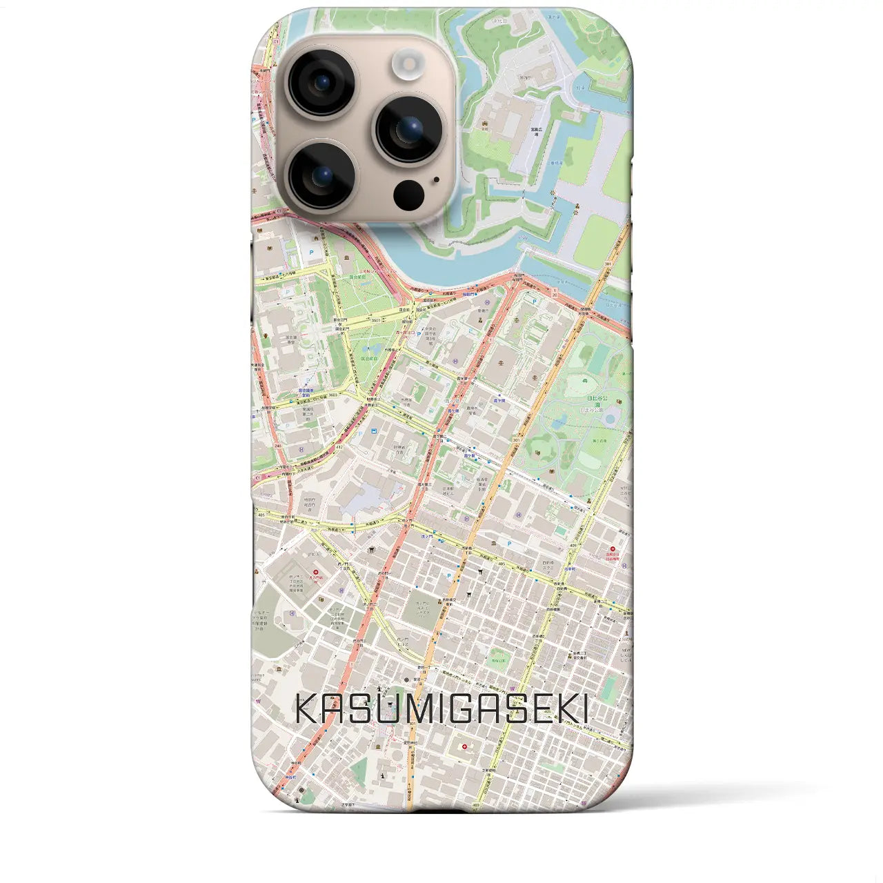 【霞ケ関(東京都)】地図柄iPhoneケース(バックカバータイプ)