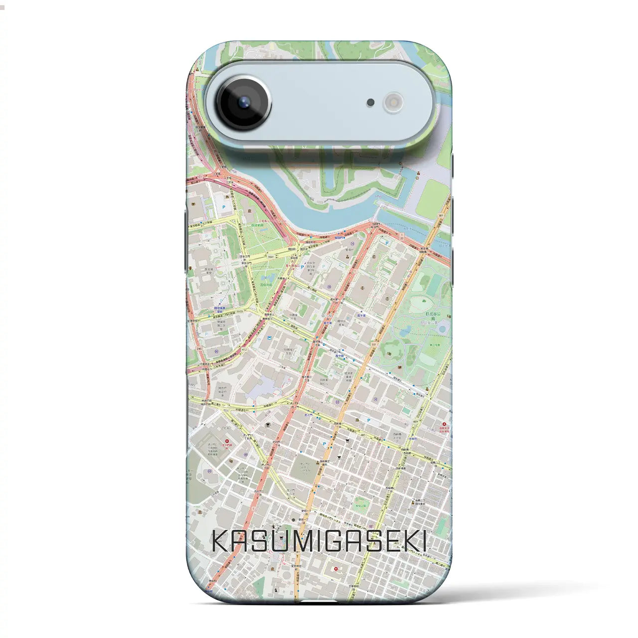 【霞ケ関(東京都)】地図柄iPhoneケース(バックカバータイプ)