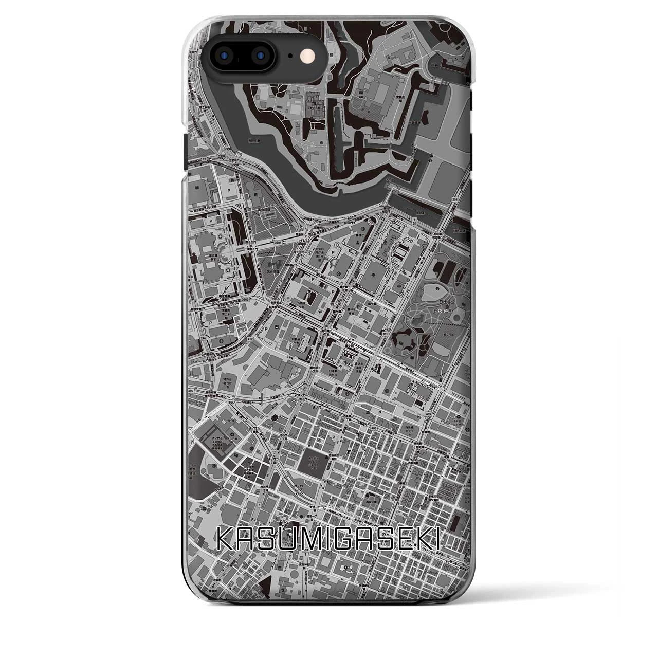 【霞ケ関(東京都)】地図柄iPhoneケース(クリアタイプ)