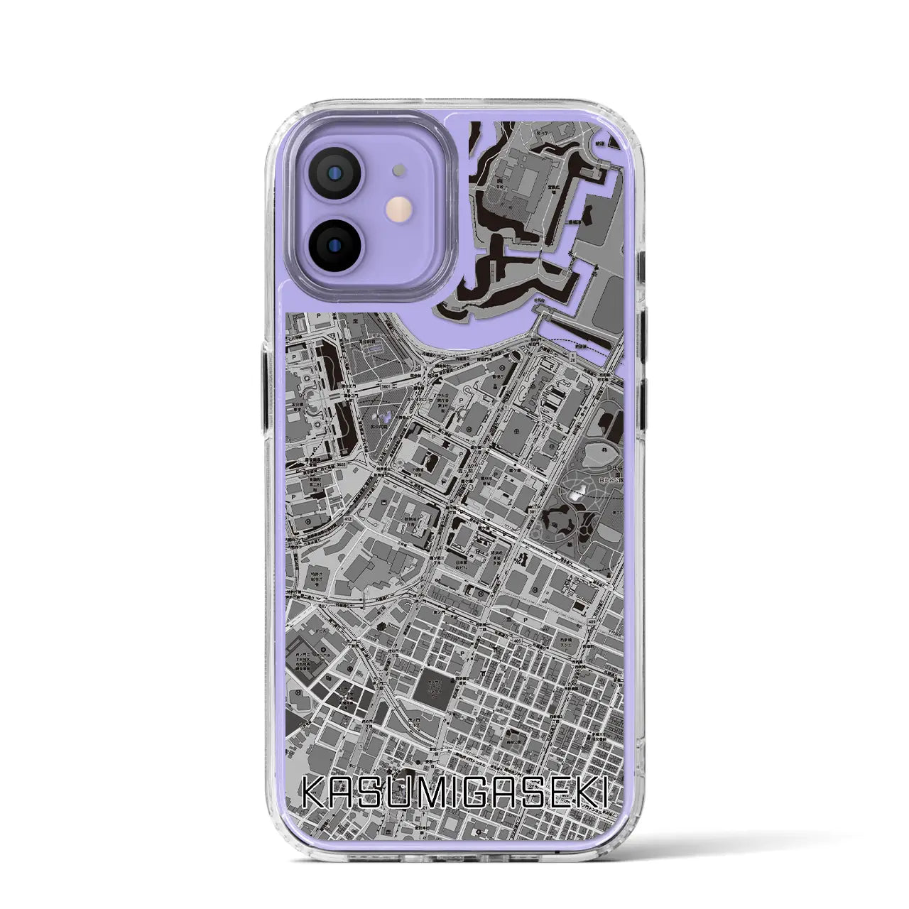 【霞ケ関(東京都)】地図柄iPhoneケース(MagSafeタイプ)
