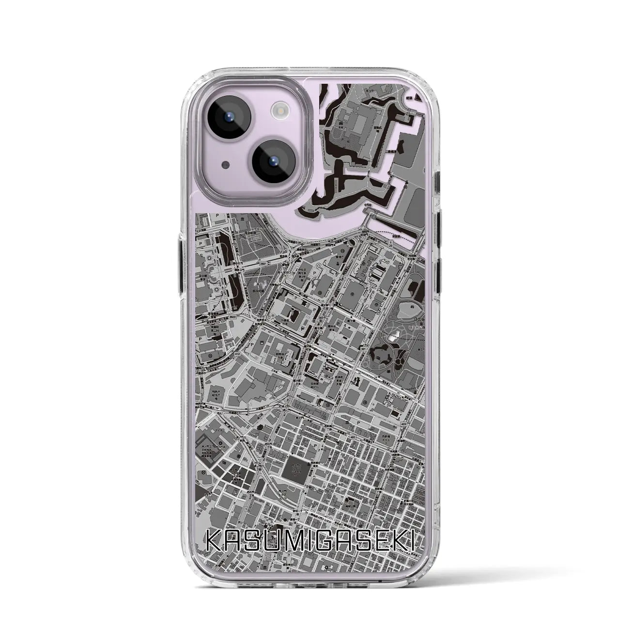 【霞ケ関(東京都)】地図柄iPhoneケース(MagSafeタイプ)