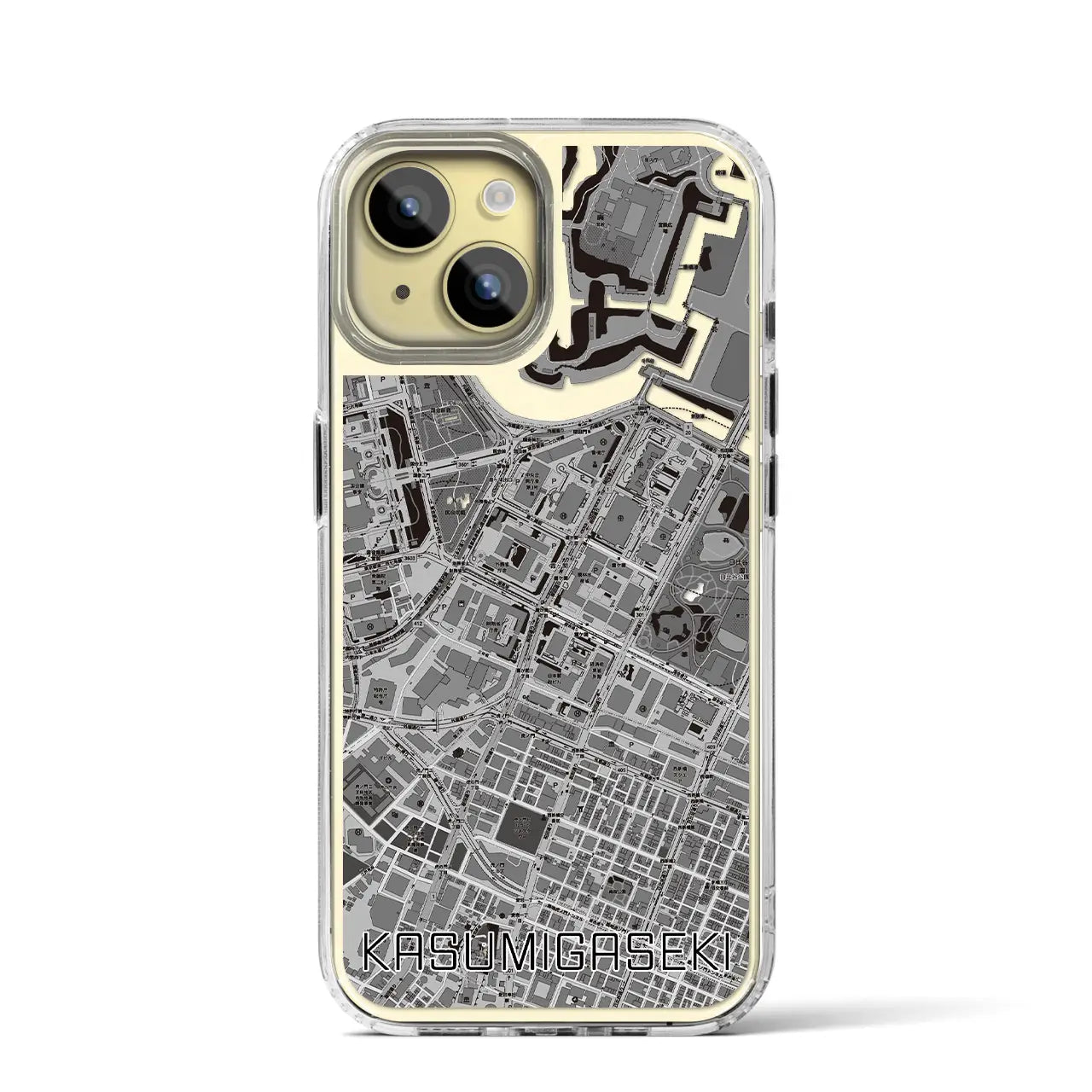 【霞ケ関(東京都)】地図柄iPhoneケース(MagSafeタイプ)