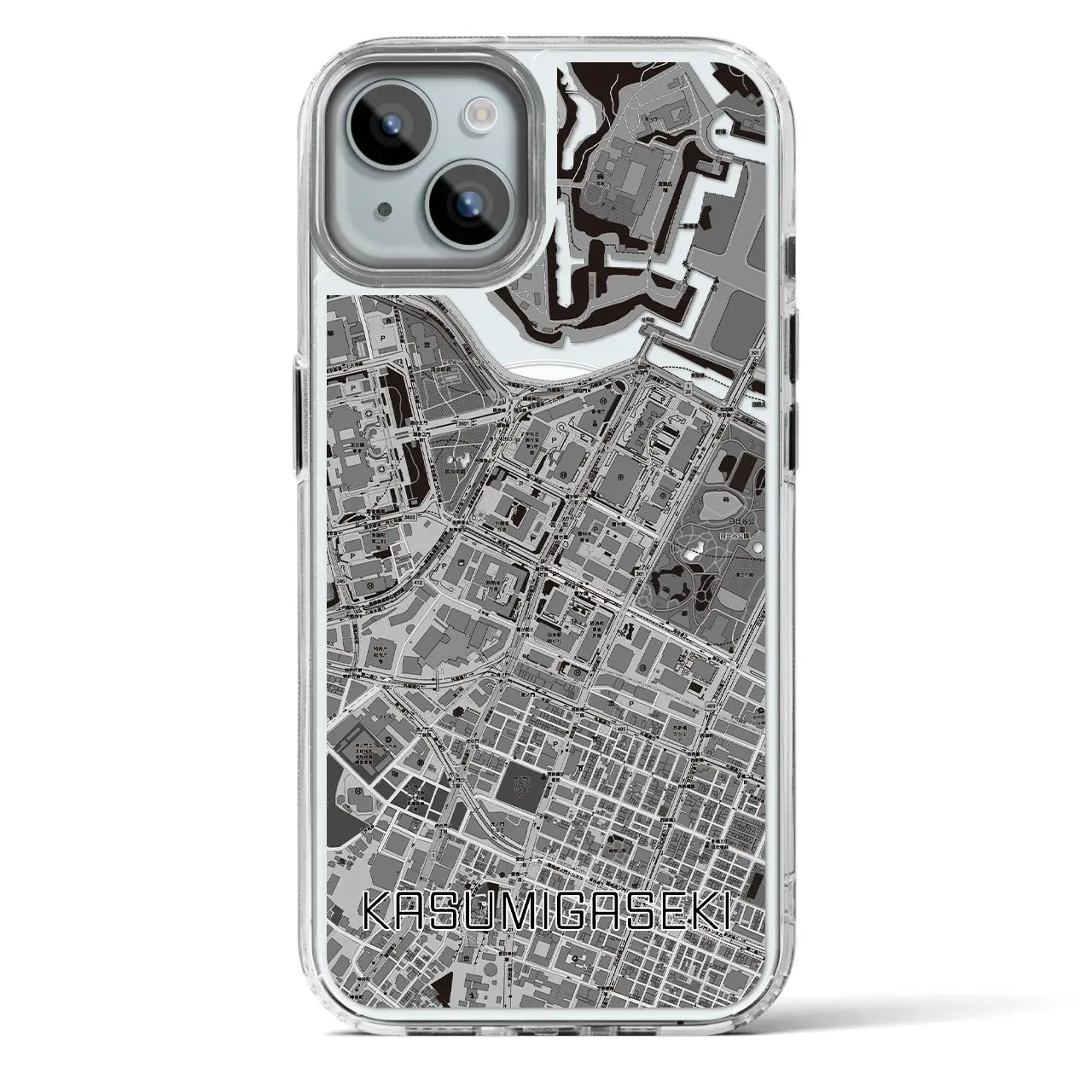 【霞ケ関(東京都)】地図柄iPhoneケース(MagSafeタイプ)