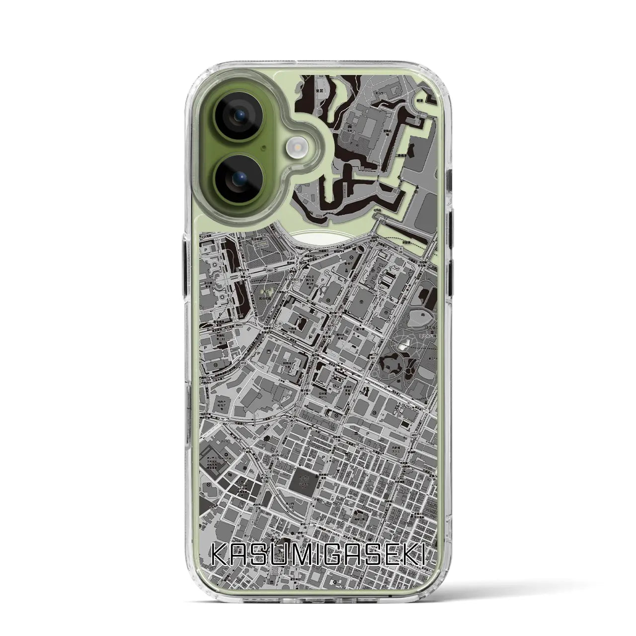 【霞ケ関(東京都)】地図柄iPhoneケース(MagSafeタイプ)