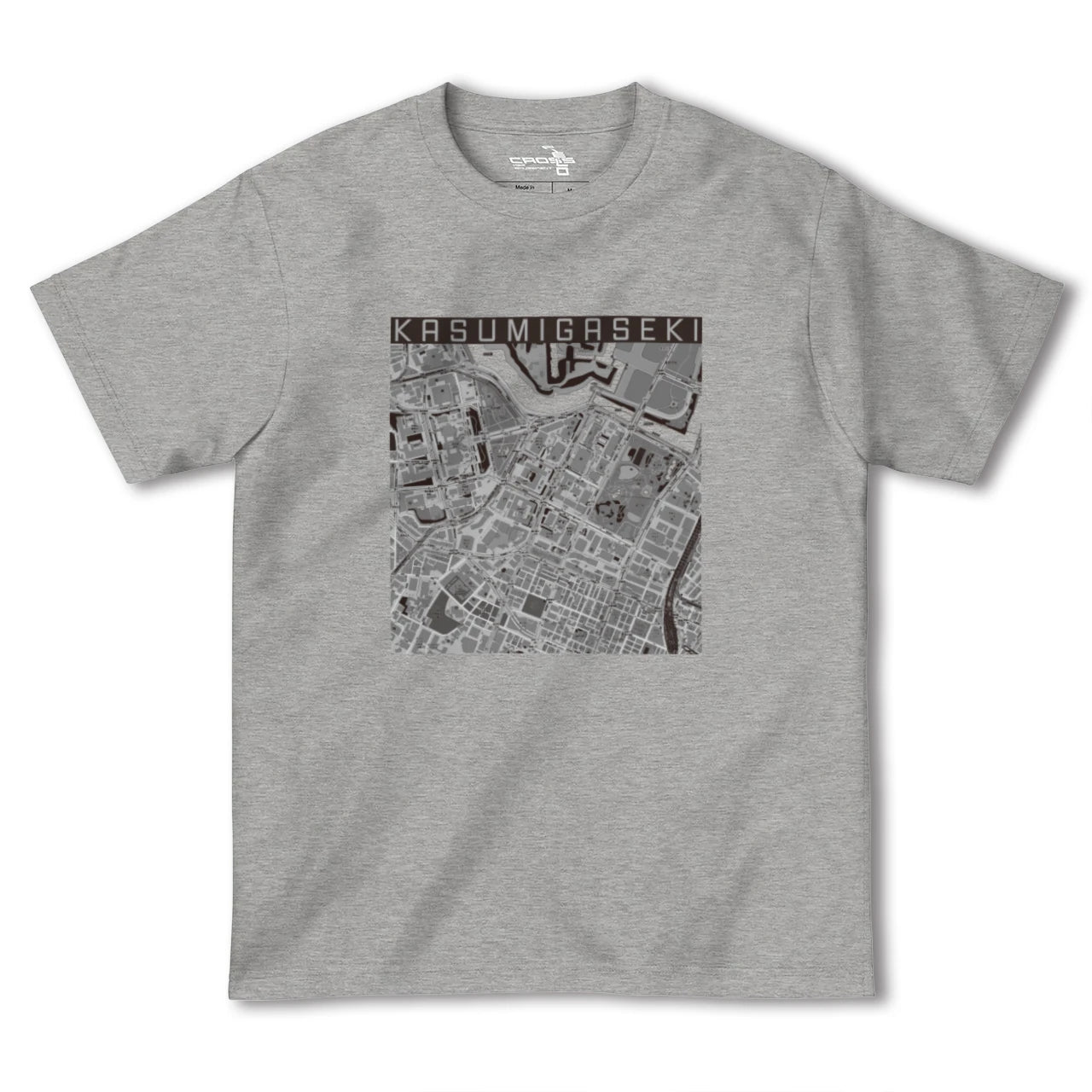 【霞ケ関(東京都)】地図柄ヘビーウェイトTシャツ