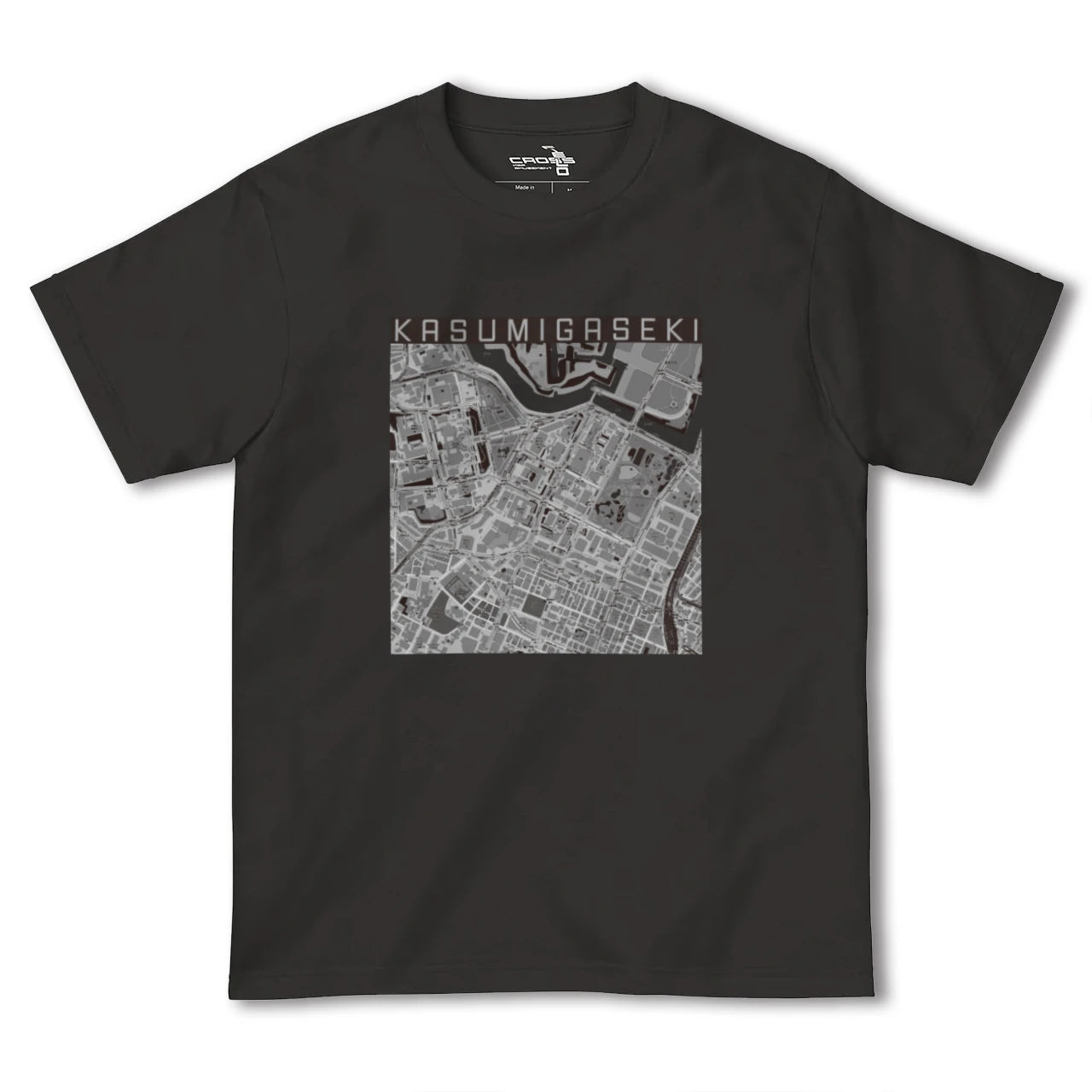 【霞ケ関(東京都)】地図柄ヘビーウェイトTシャツ
