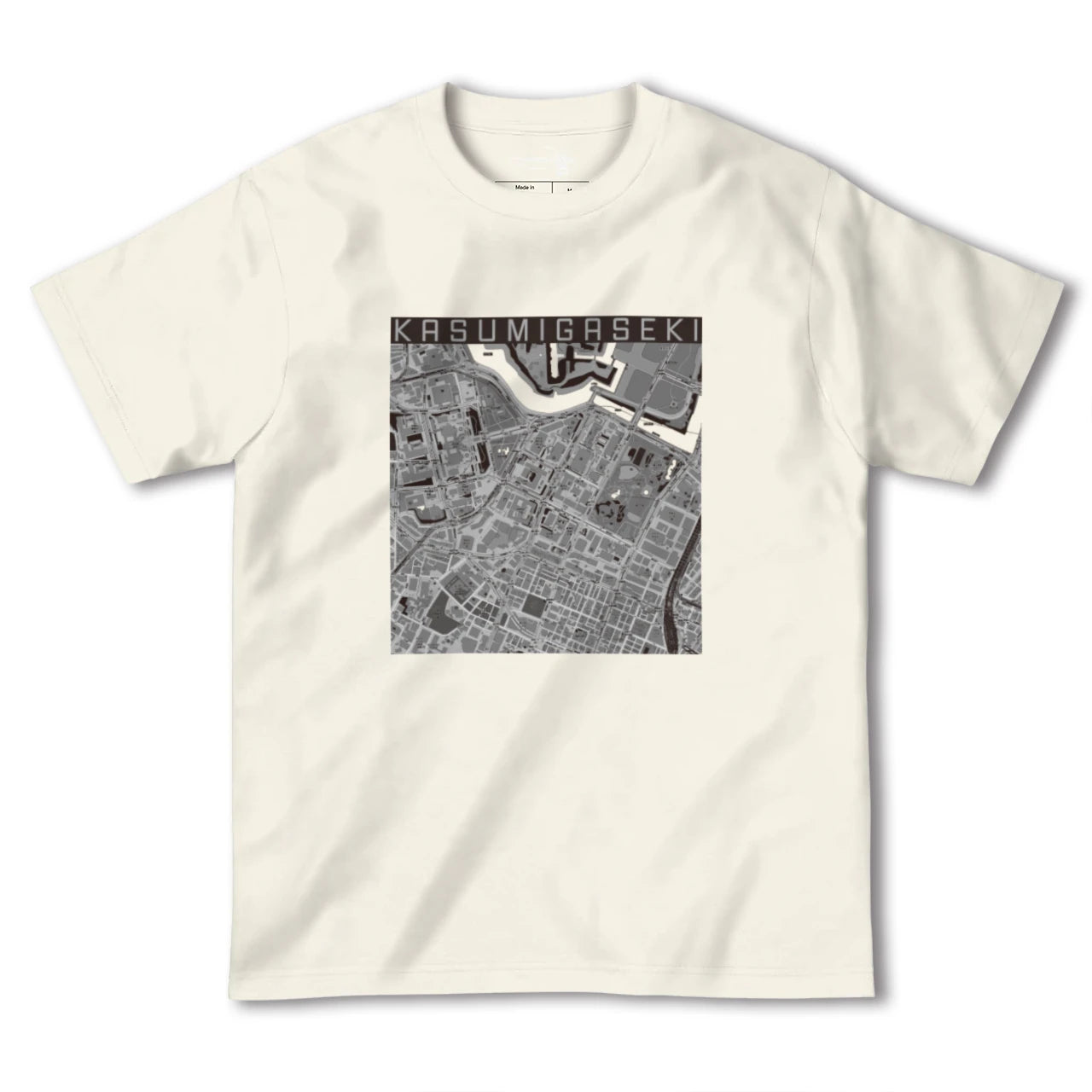 【霞ケ関(東京都)】地図柄ヘビーウェイトTシャツ