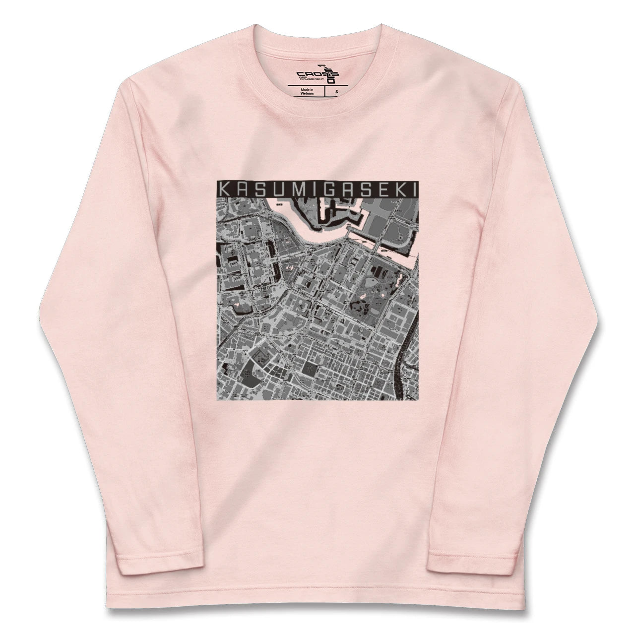 【霞ケ関(東京都)】地図柄ロングスリーブTシャツ