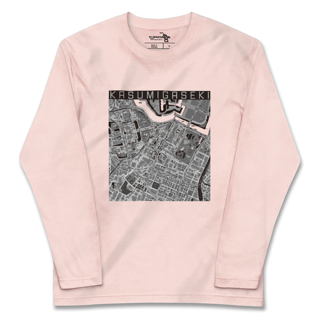 【霞ケ関(東京都)】地図柄ロングスリーブTシャツ