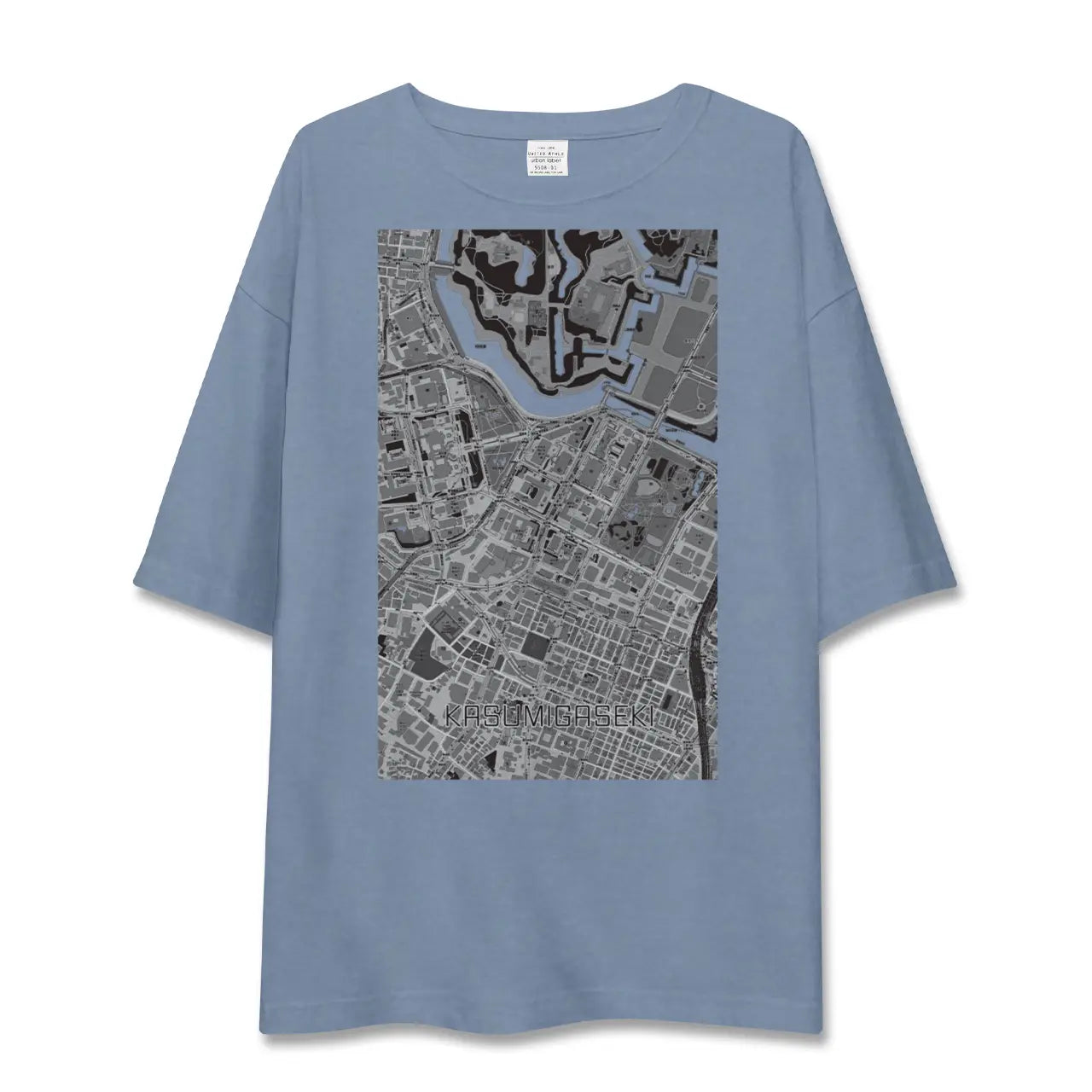 【霞ケ関(東京都)】地図柄ビッグシルエットTシャツ