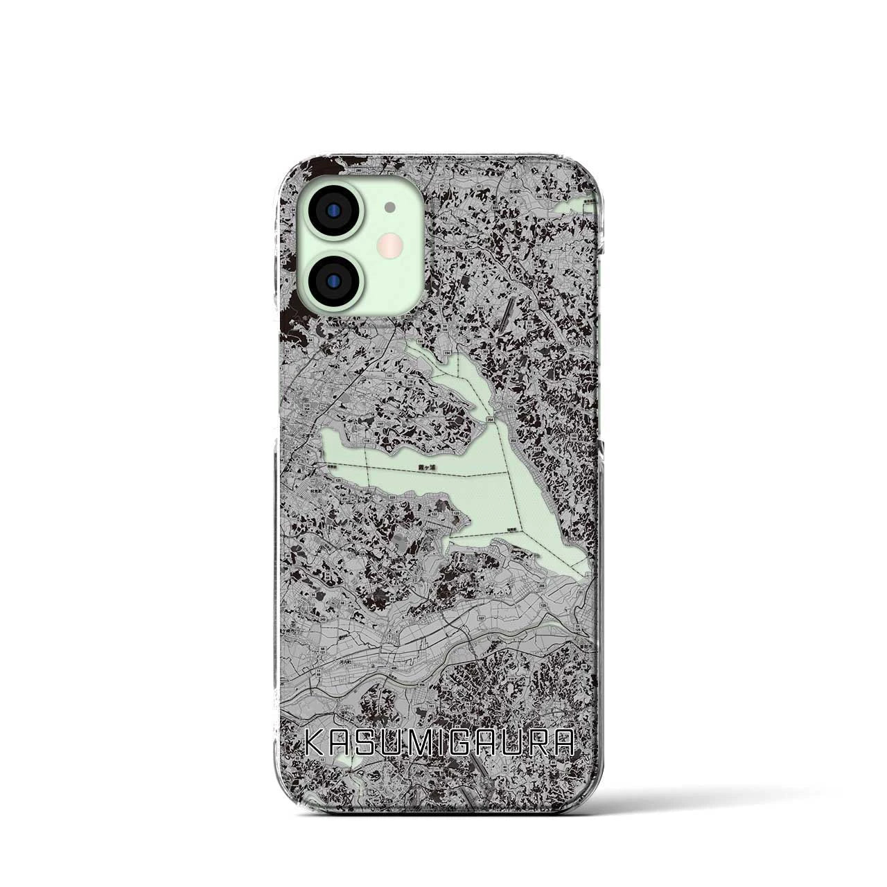 【霞ヶ浦(茨城県)】地図柄iPhoneケース(クリアタイプ)