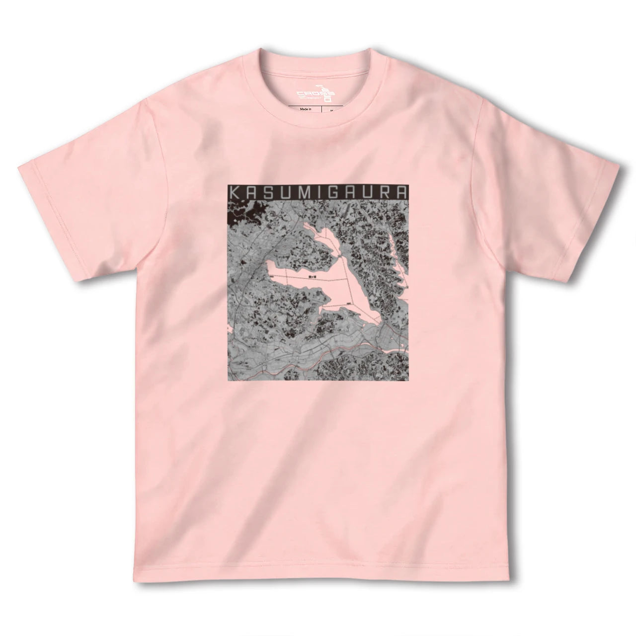 【霞ヶ浦(茨城県)】地図柄ヘビーウェイトTシャツ