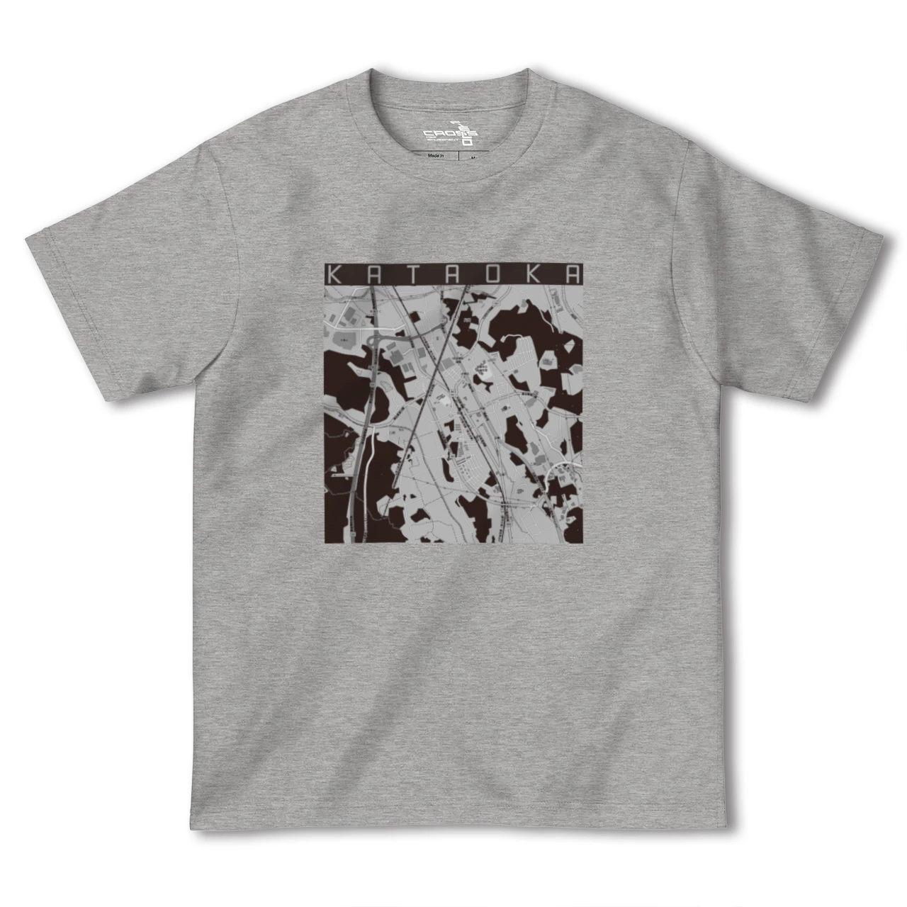 【片岡(栃木県)】地図柄ヘビーウェイトTシャツ