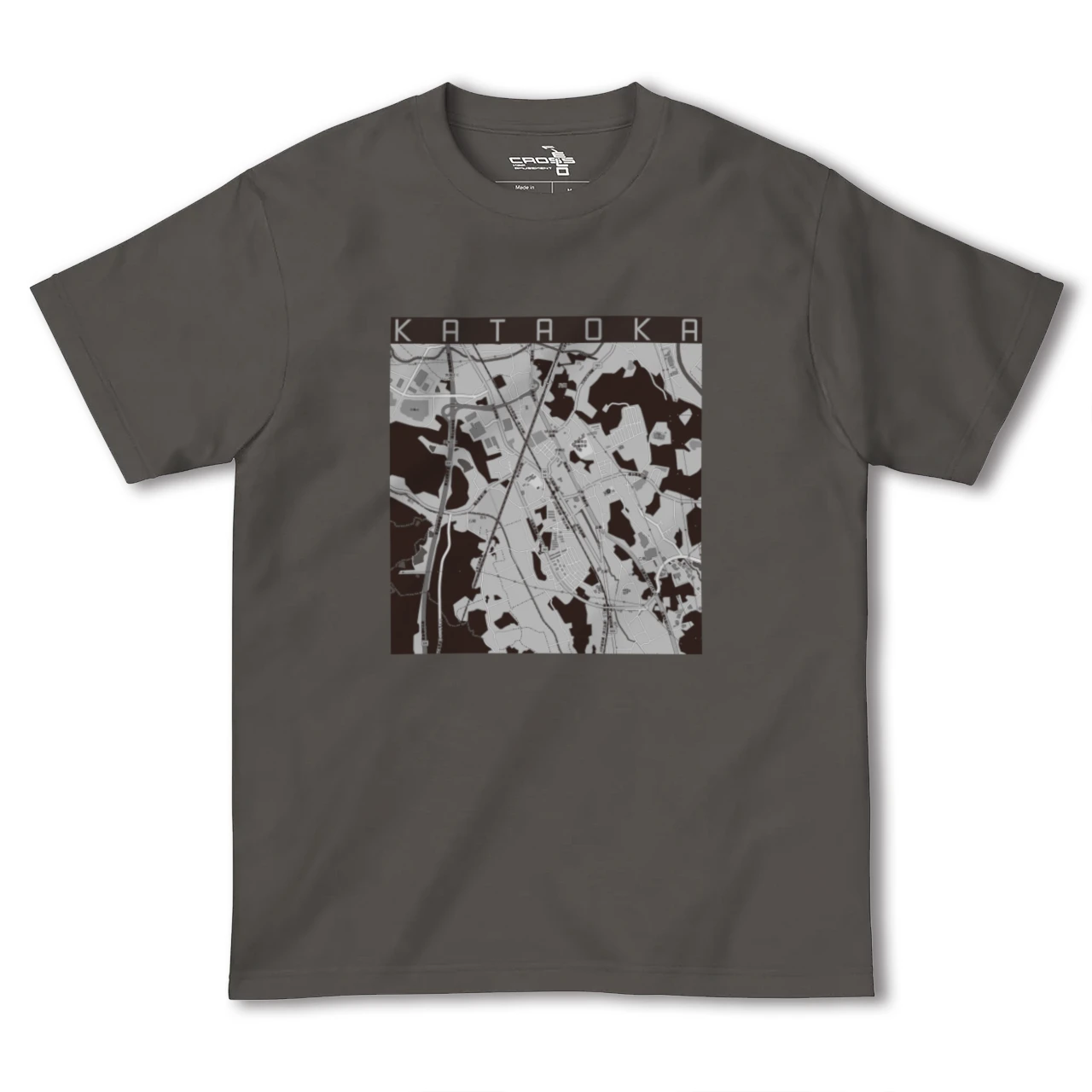【片岡(栃木県)】地図柄ヘビーウェイトTシャツ