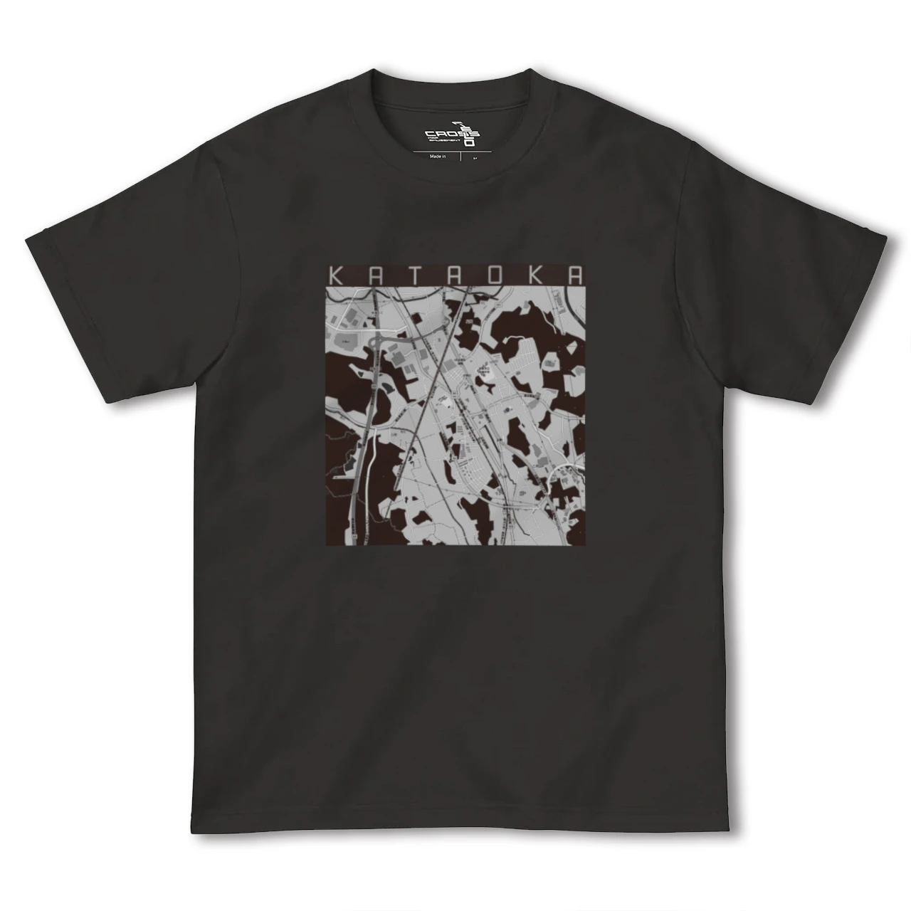 【片岡(栃木県)】地図柄ヘビーウェイトTシャツ