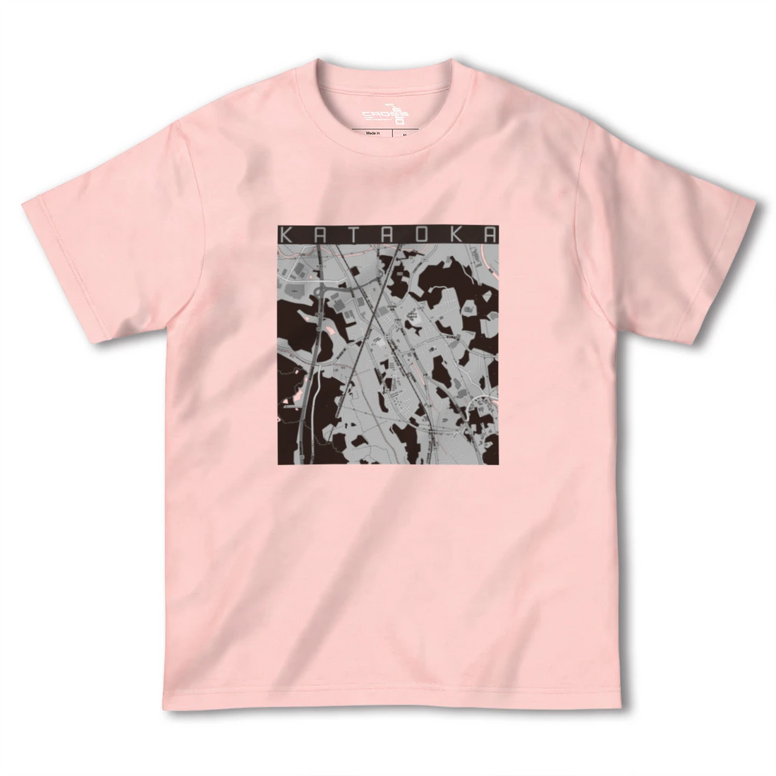 【片岡(栃木県)】地図柄ヘビーウェイトTシャツ