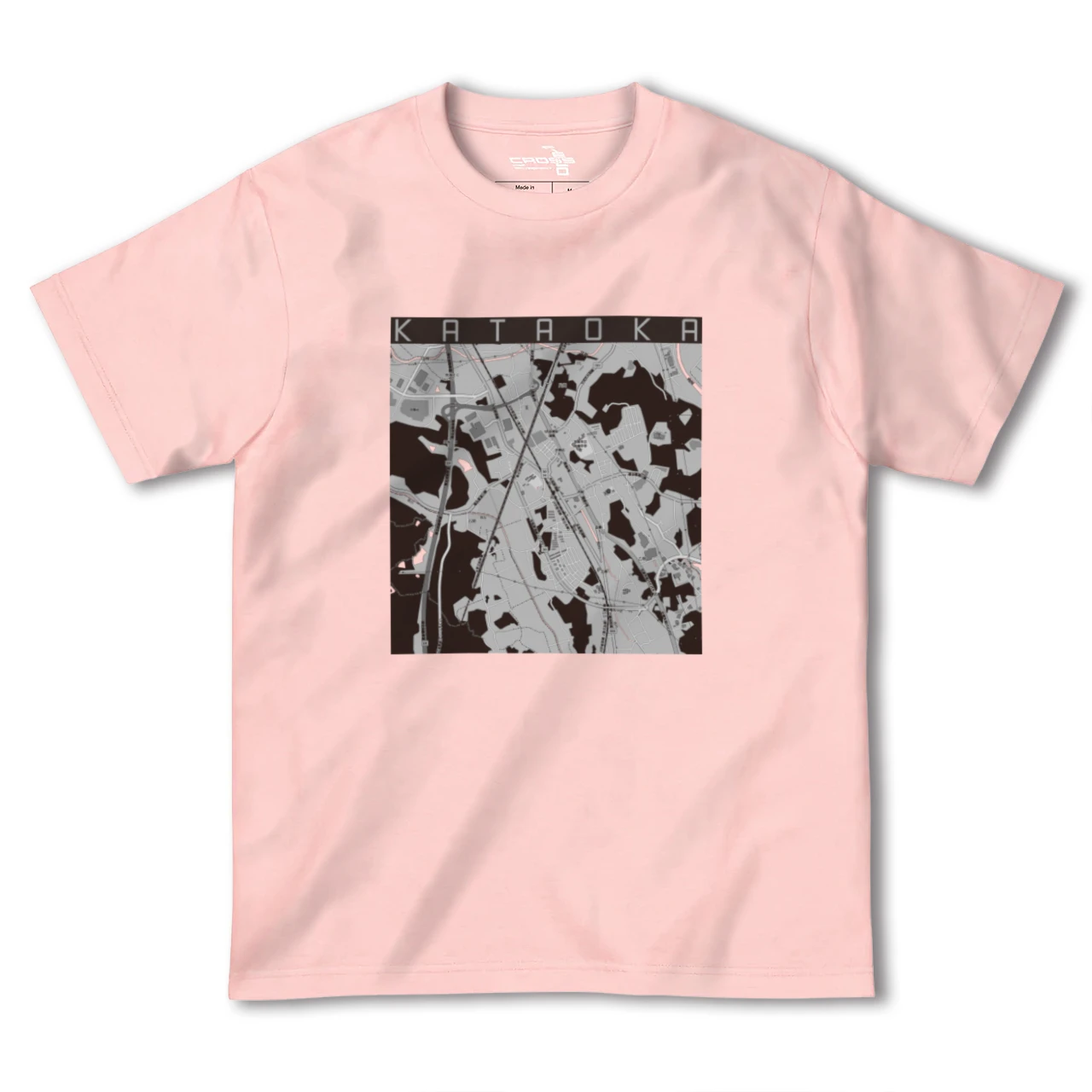 【片岡(栃木県)】地図柄ヘビーウェイトTシャツ