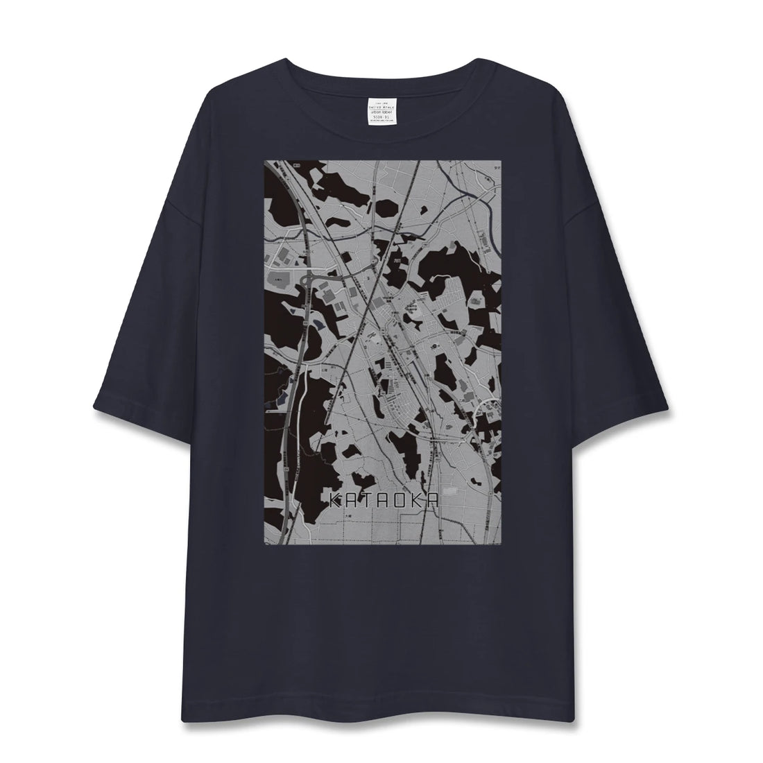 【片岡(栃木県)】地図柄ビッグシルエットTシャツ