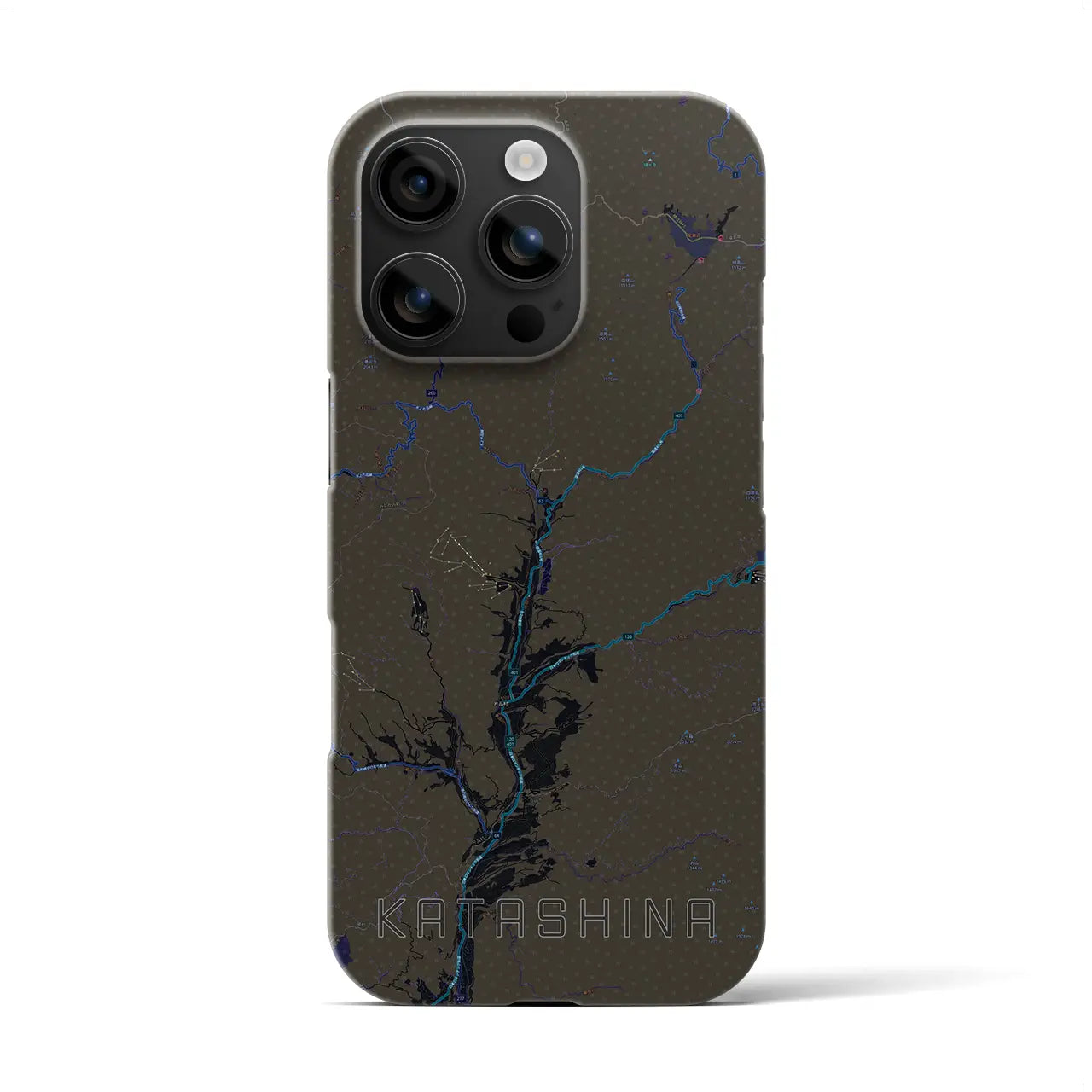 【片品(群馬県)】地図柄iPhoneケース(バックカバータイプ)